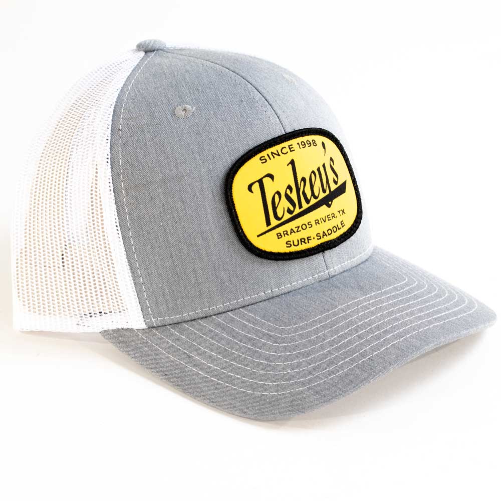 Teskey's Brazos River Cap - Heather Grey/White - Image 2
