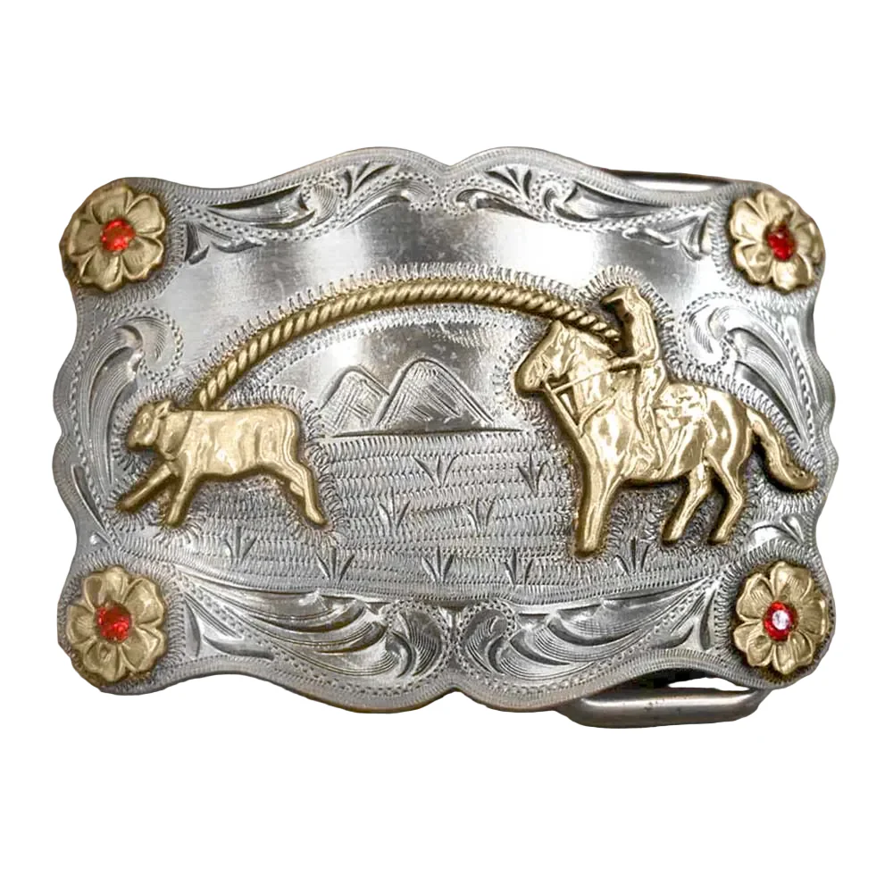 Teskey's Calf Roper Buckle w/Gemstones - Image 2
