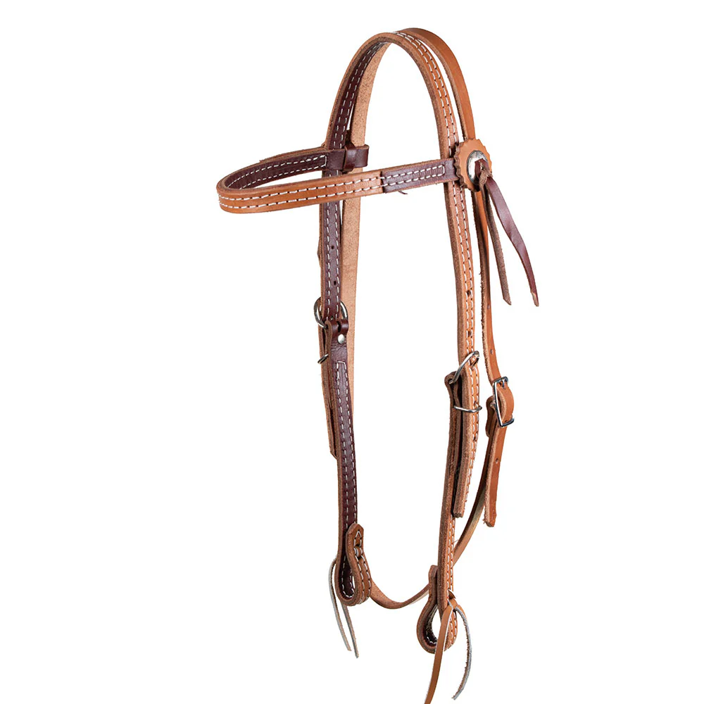 Teskey's Browband Headstall with Conchos