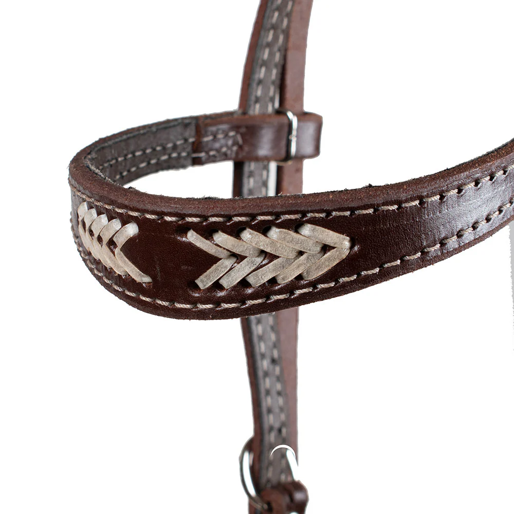 Teskey's Browband Headstall w/Rawhide - Image 2