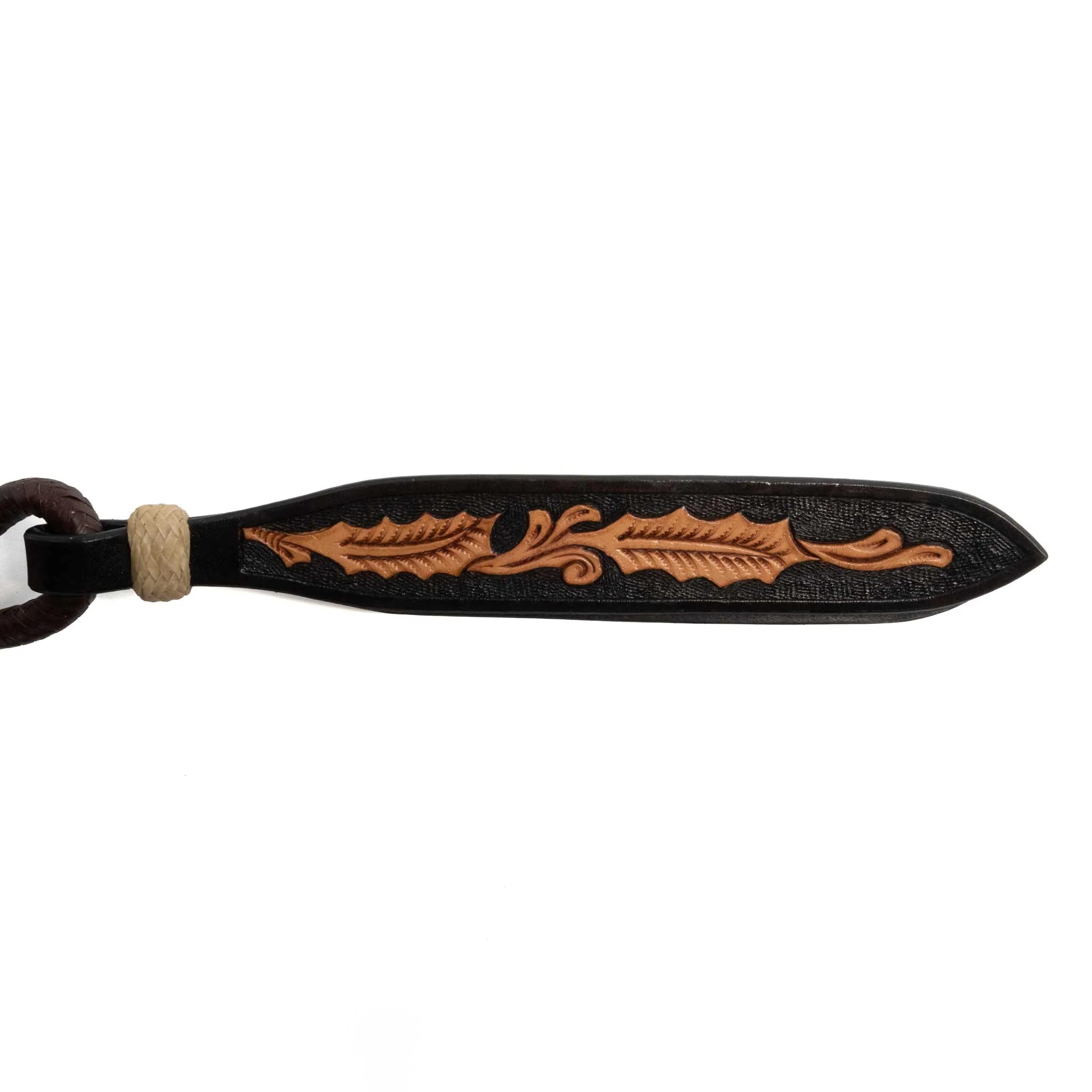Teskey's Brown Rawhide Reins - Image 2