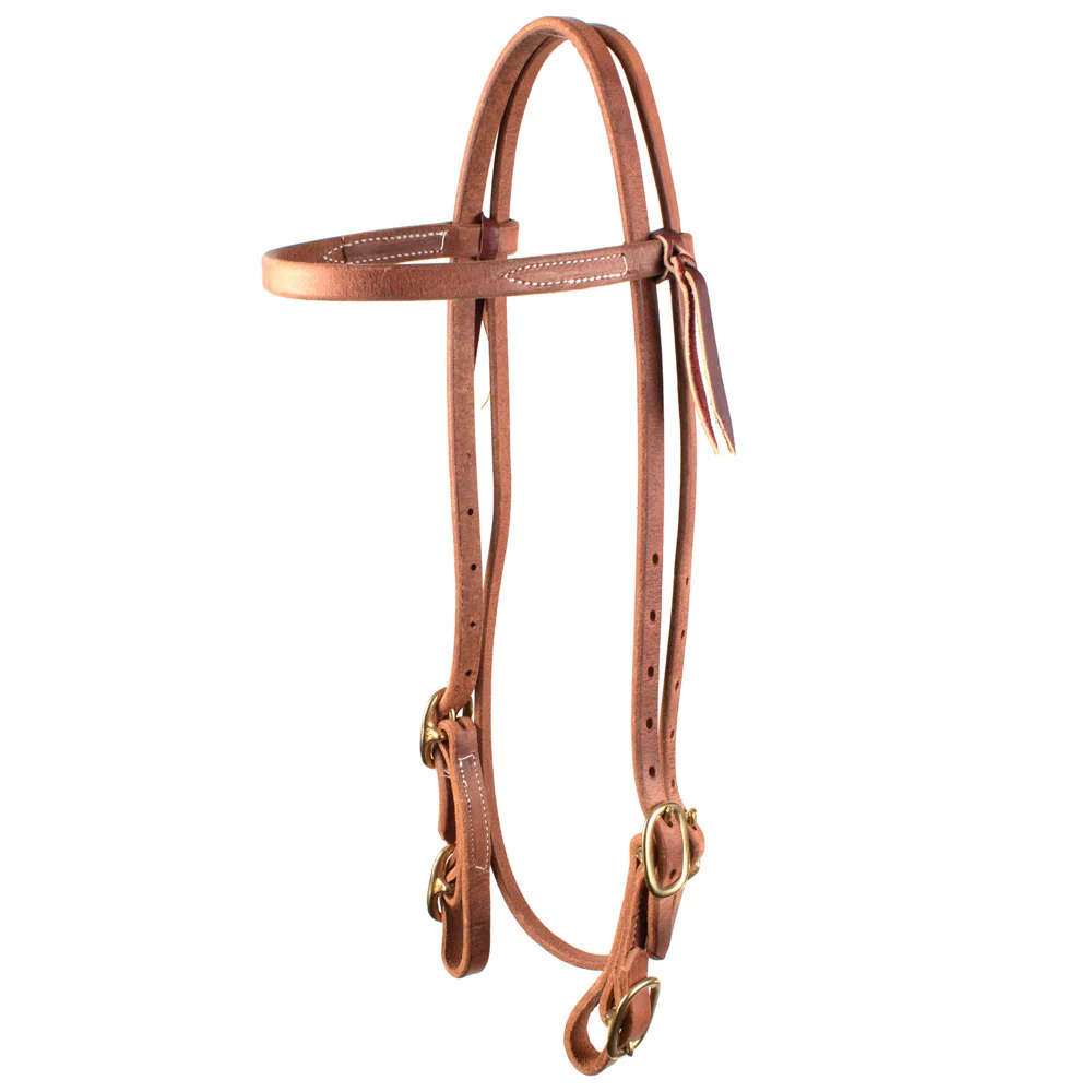 Teskey's Browband Headstall w/Buckle Bit End - Image 2