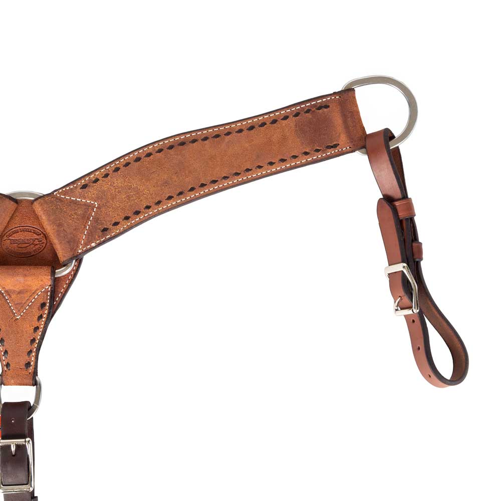 Teskey's 3" Roughout Breast Collar w/Buckstitch