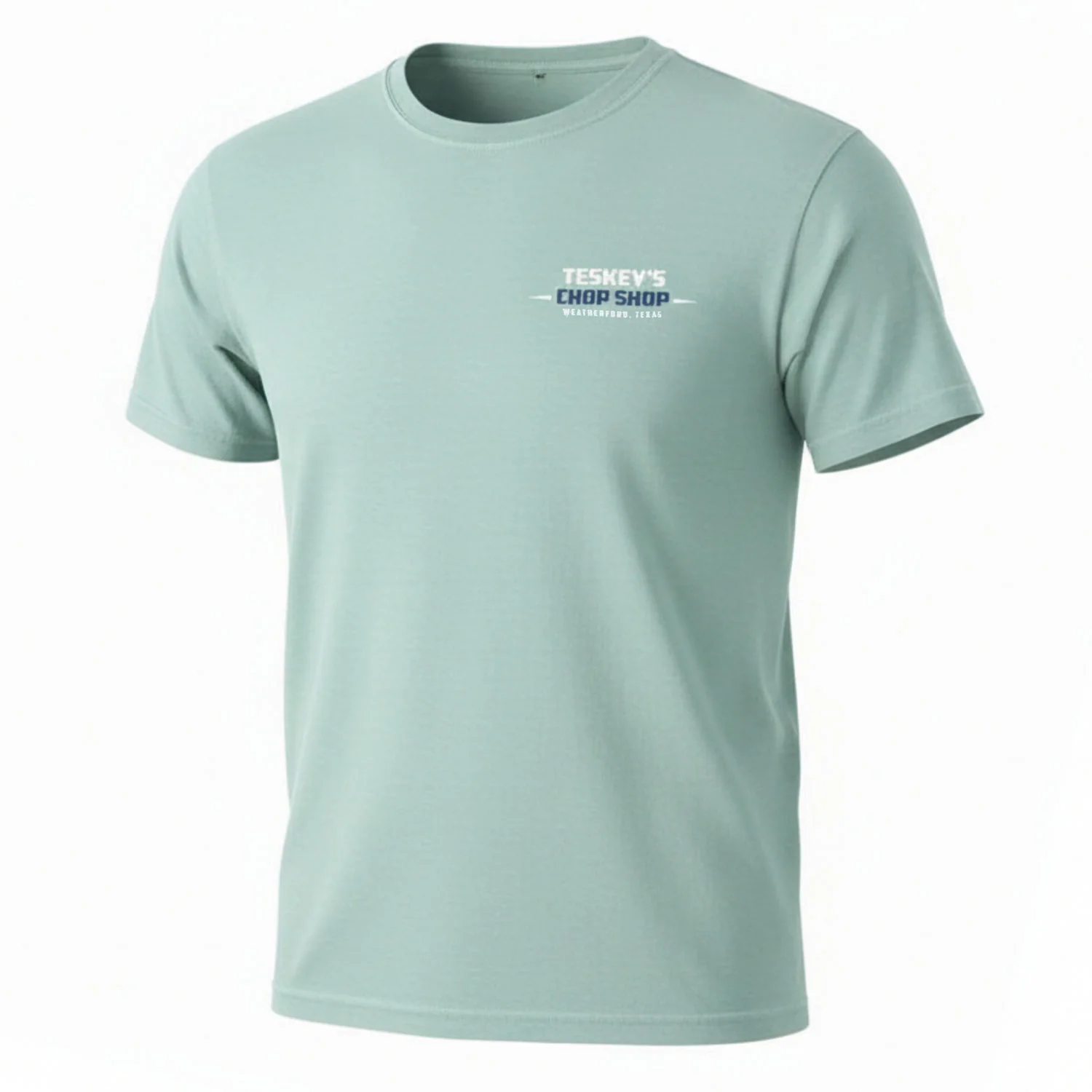 Teskey's Chop Shop Tee - Lagoon - Image 2