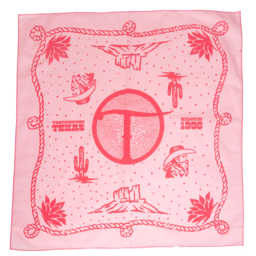 Teskey's Circle T Bandana - Pink/Fuscia