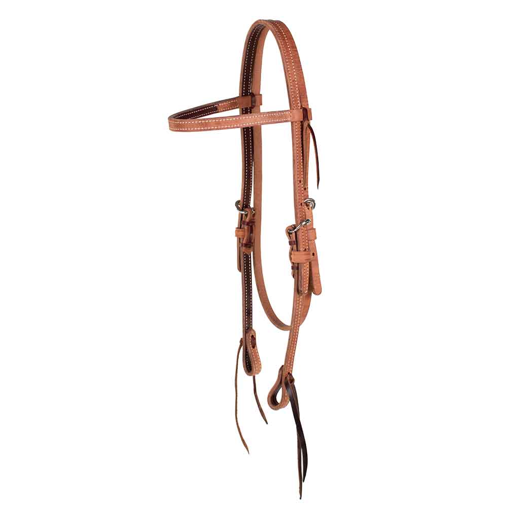 Teskey's Browband Headstall w/Tie Ends - Image 2
