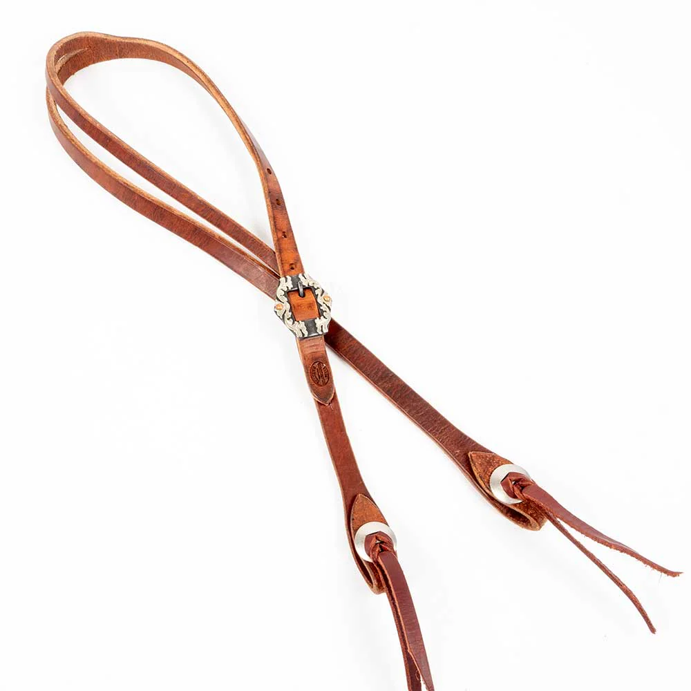 Teskey's Harness Split Ear Headstall w/Hexagon Buckle - Image 2