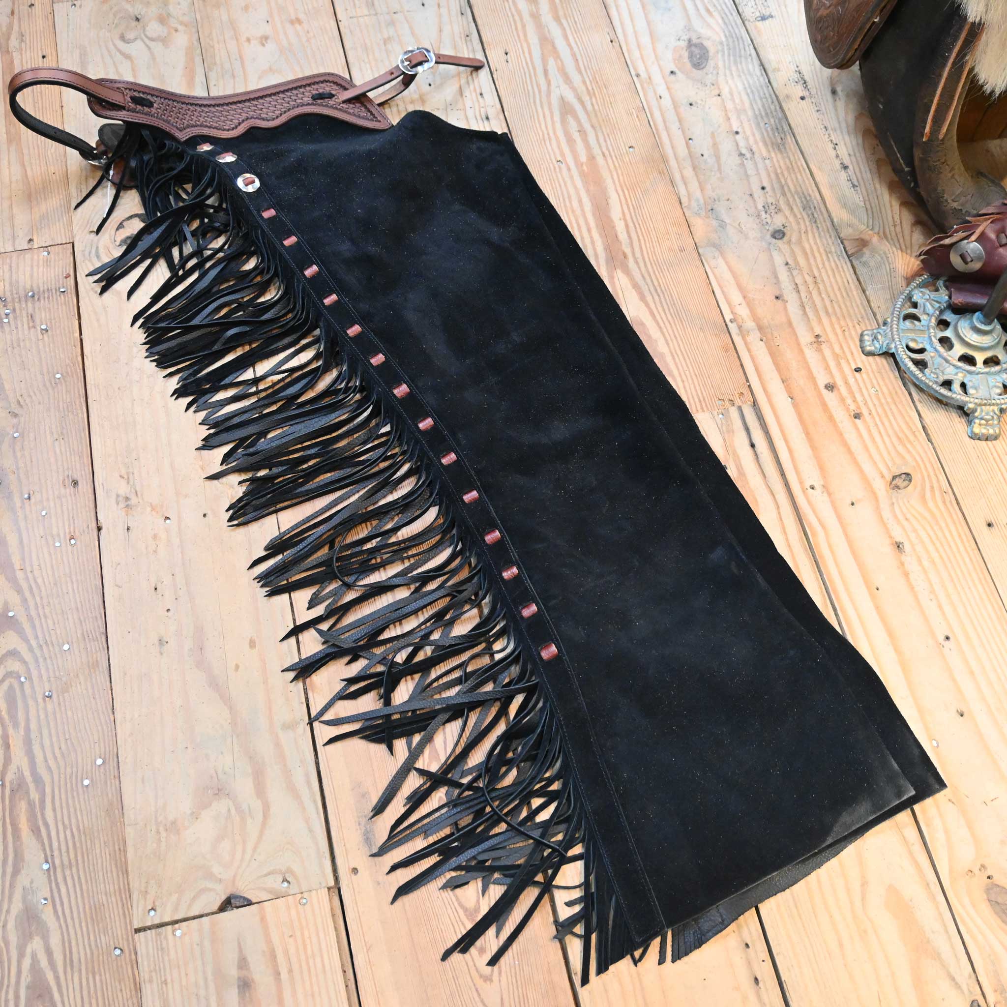 Teskey's Large Black Versatility Chaps - Image 3