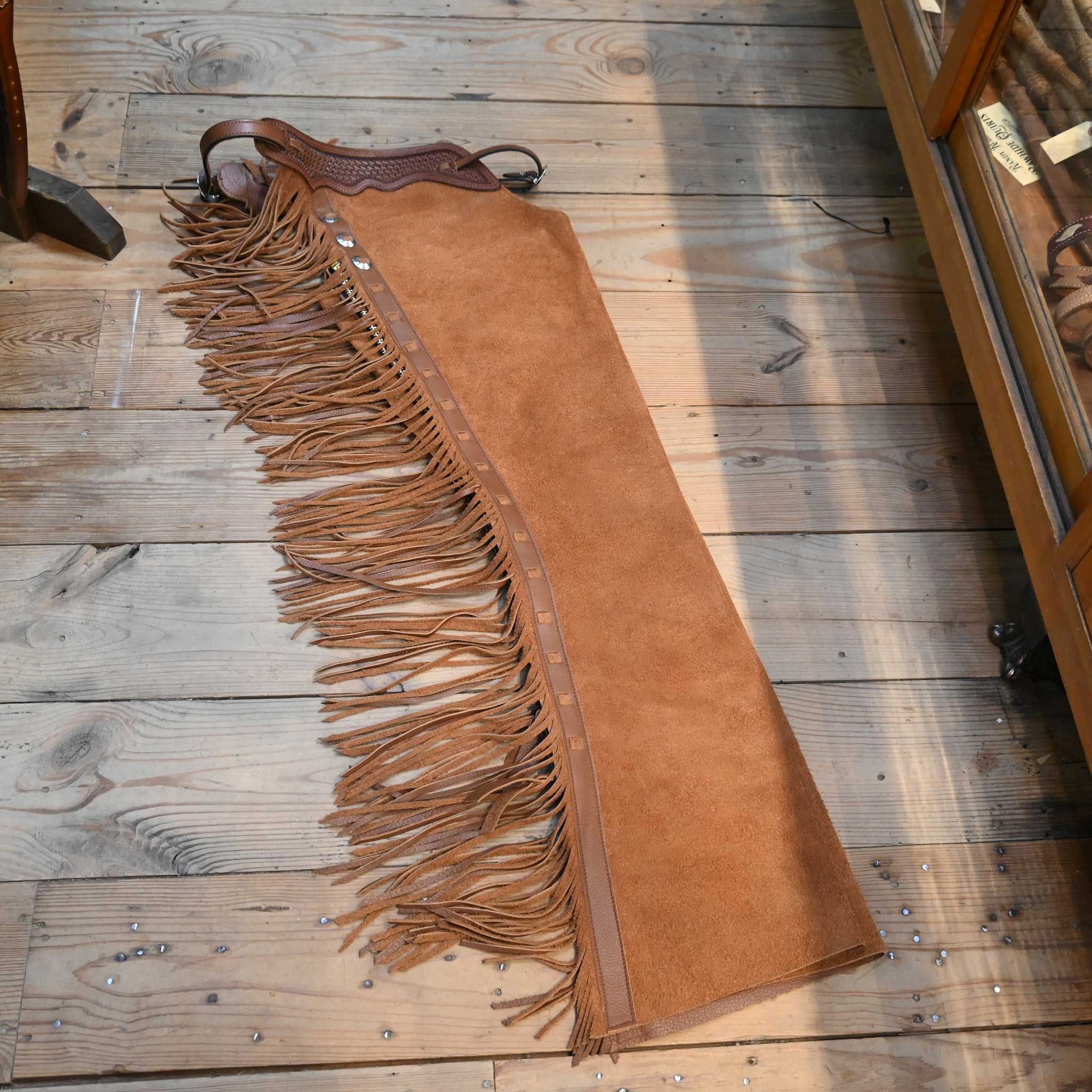Teskey's Large Brown Roughout Versatility Chaps - Image 4