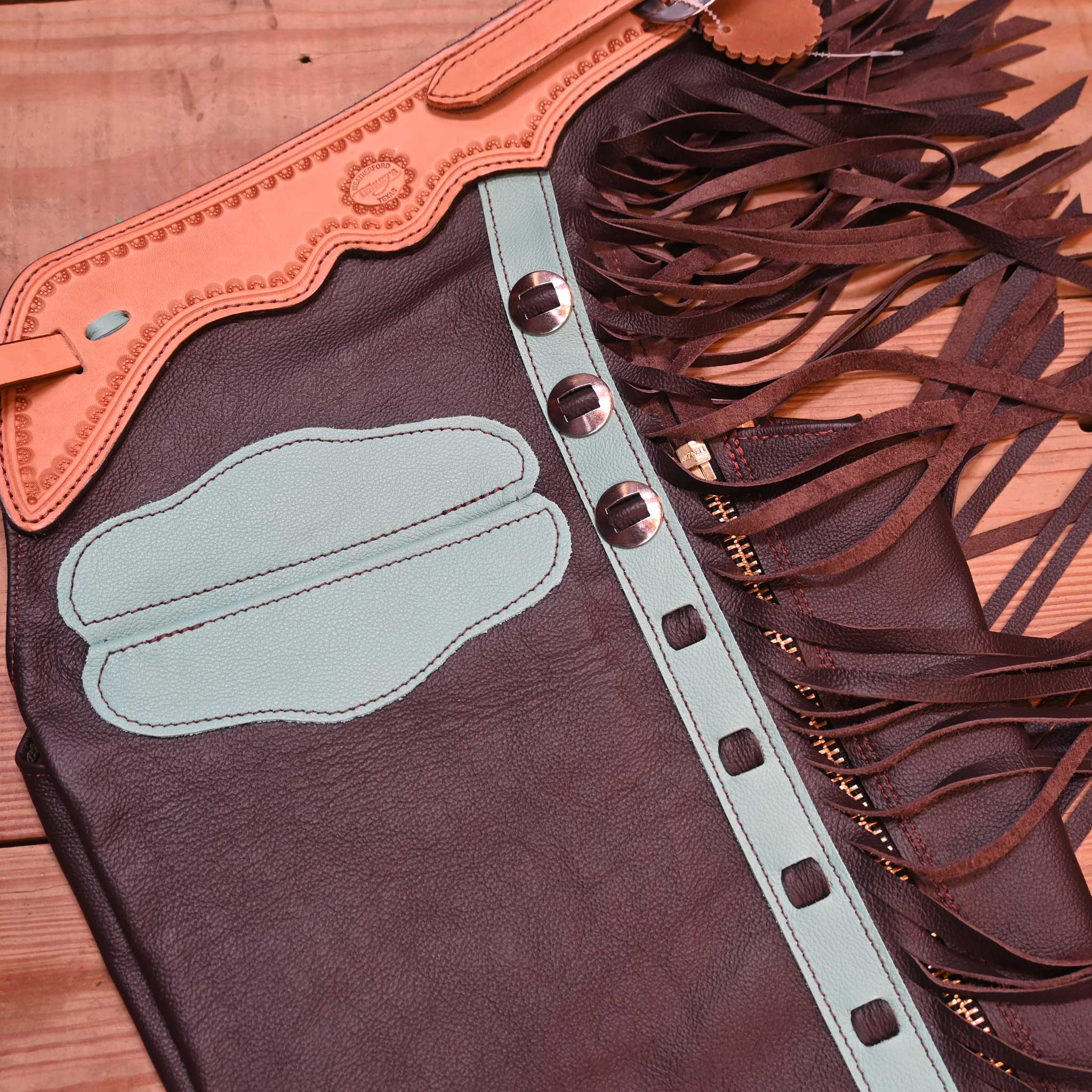 Teskey's Large Drk Chocolate Shotgun Chaps - Image 2