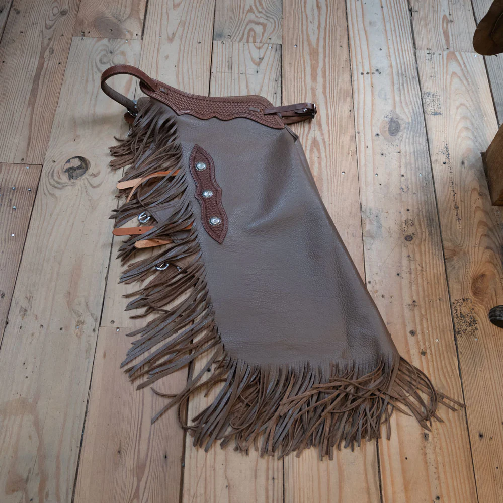 Teskeys Large Smooth Leather Chinks - Image 2