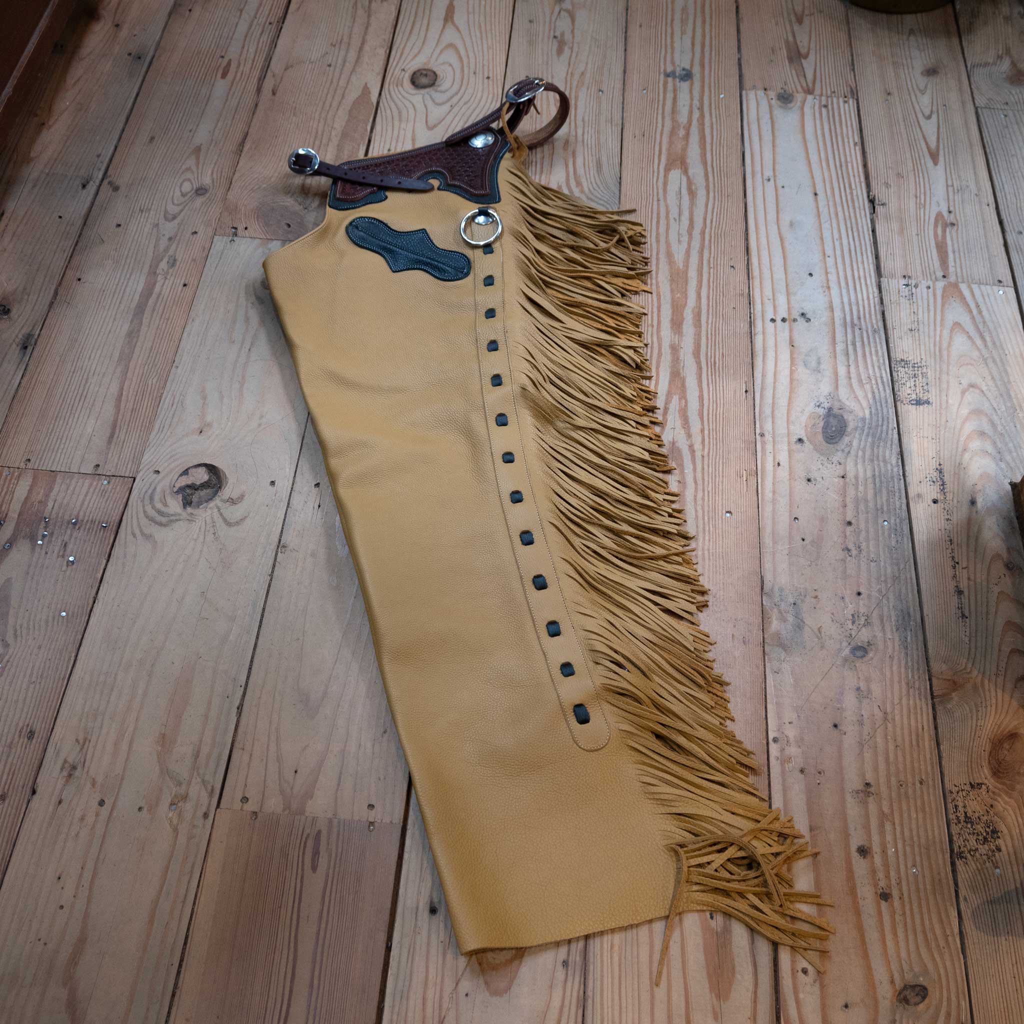 Teskey's Lg. Tan Versatility Chaps