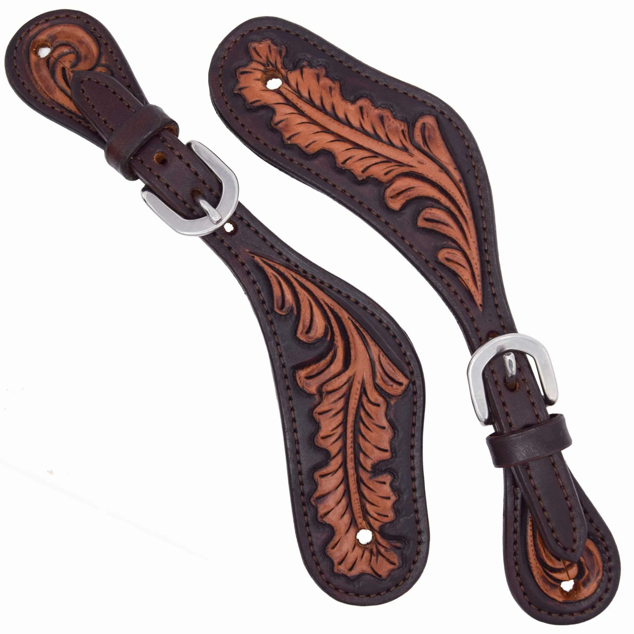 Teskey's Leaf Tooling Spur Strap - Image 2