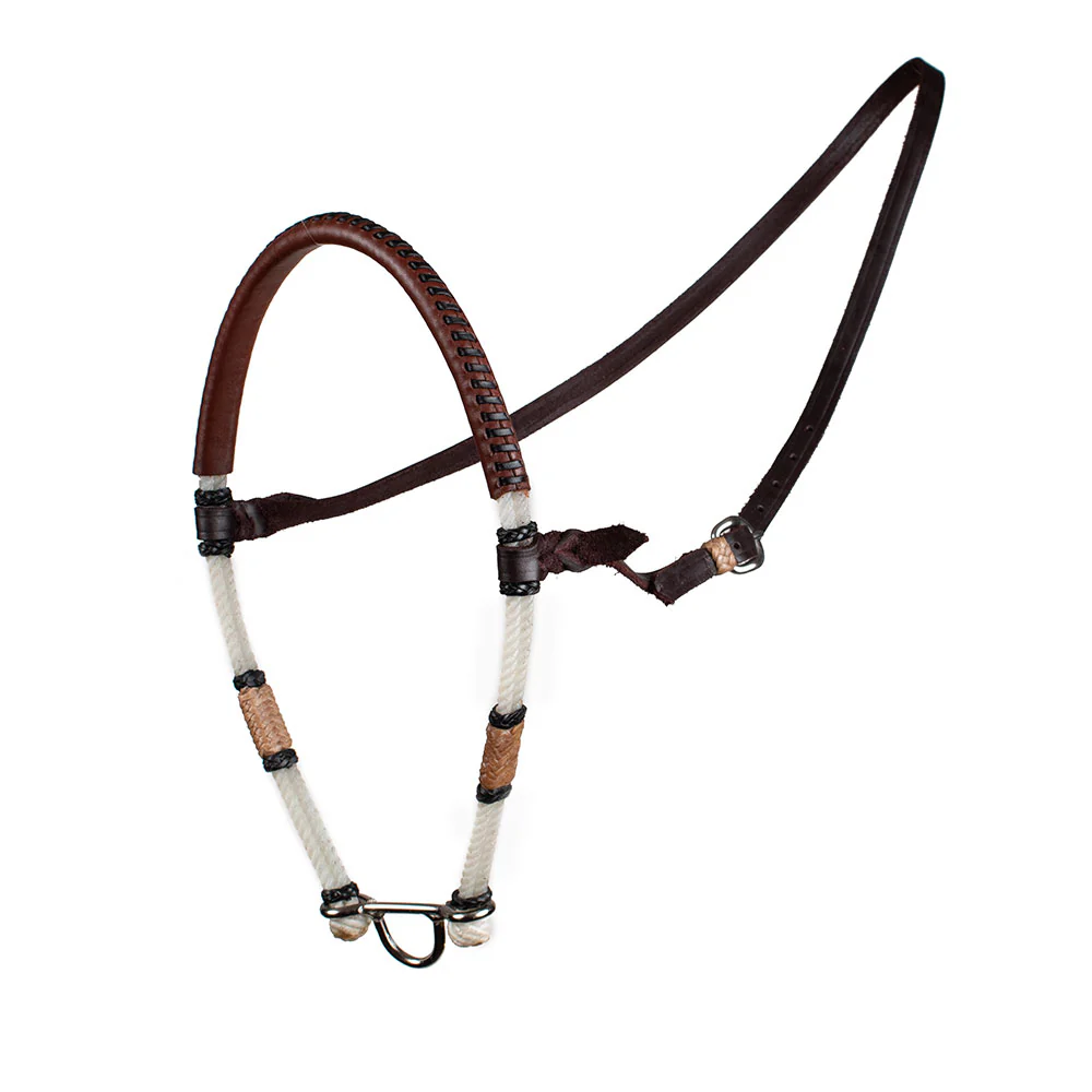 Teskey's Leather Noseband w/Rawhide Accents - Image 2