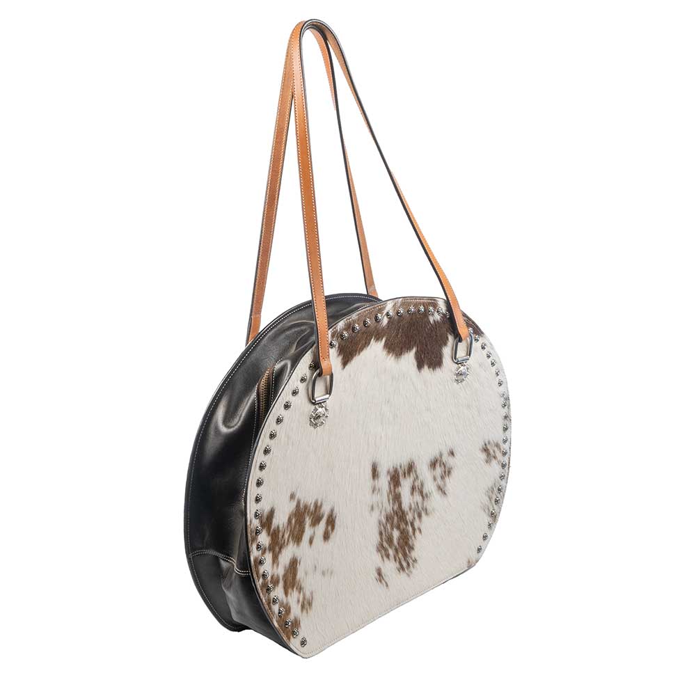 Teskey's Cowhide Leather Rope Bag