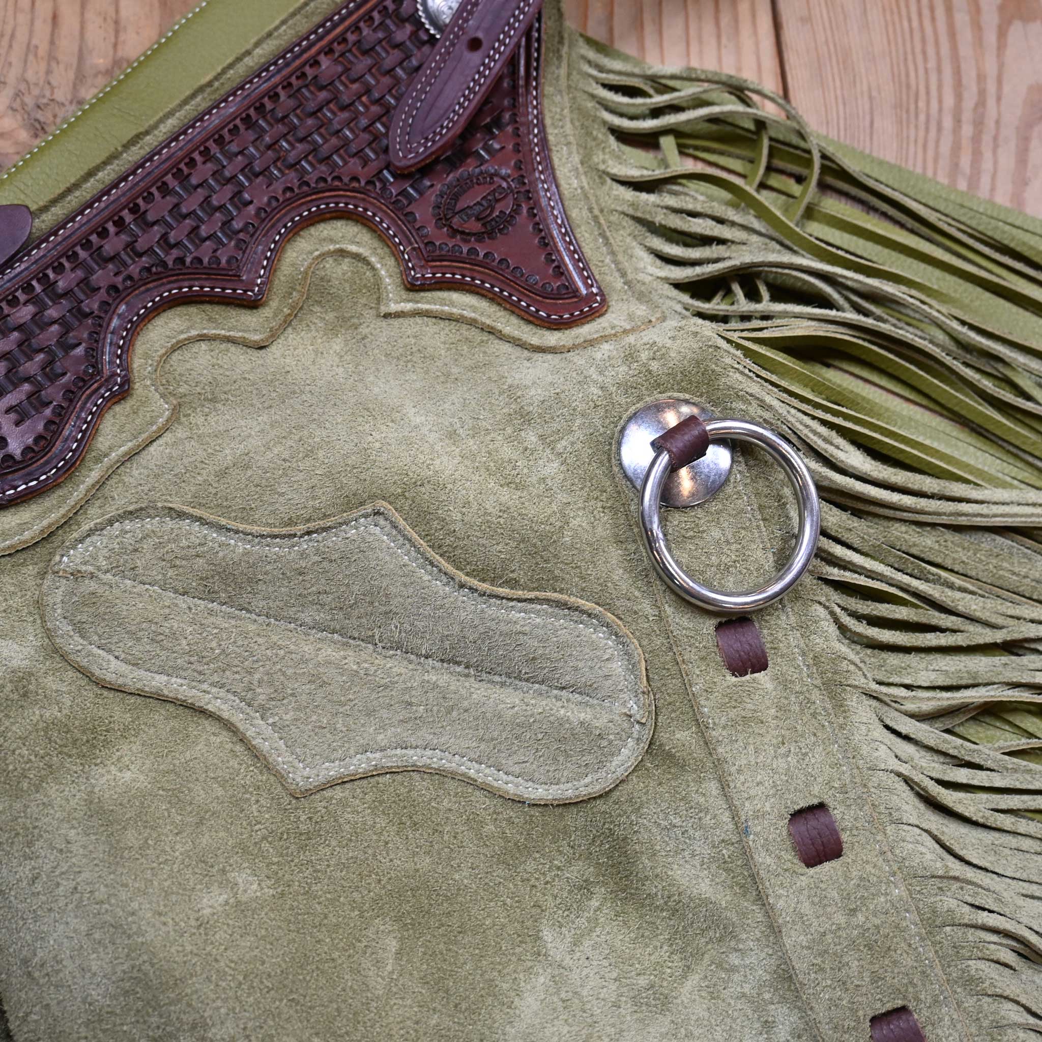Teskey's Medium Roughout Shotgun Chaps 2205 - Image 2