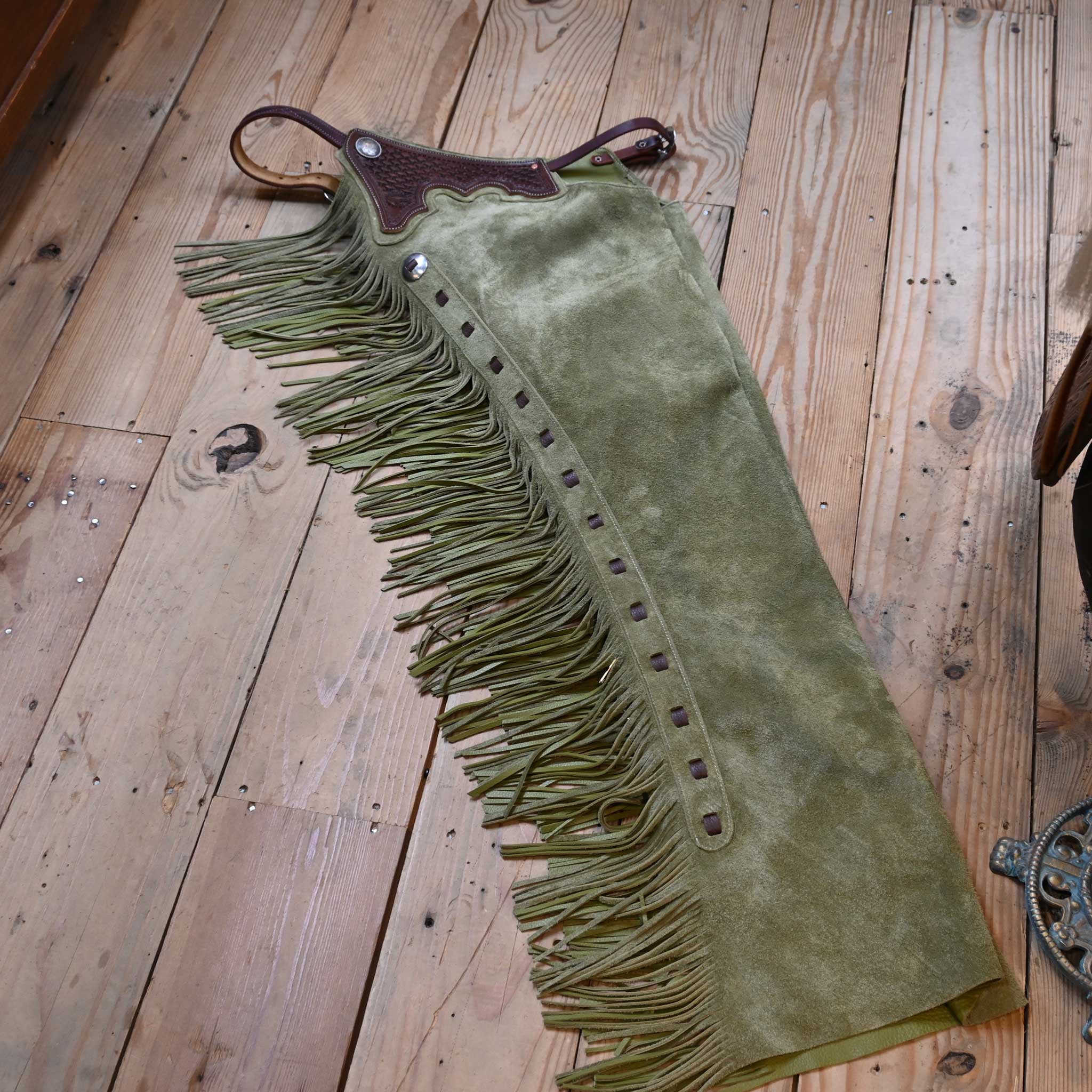 Teskey's Medium Roughout Shotgun Chaps 2205 - Image 3