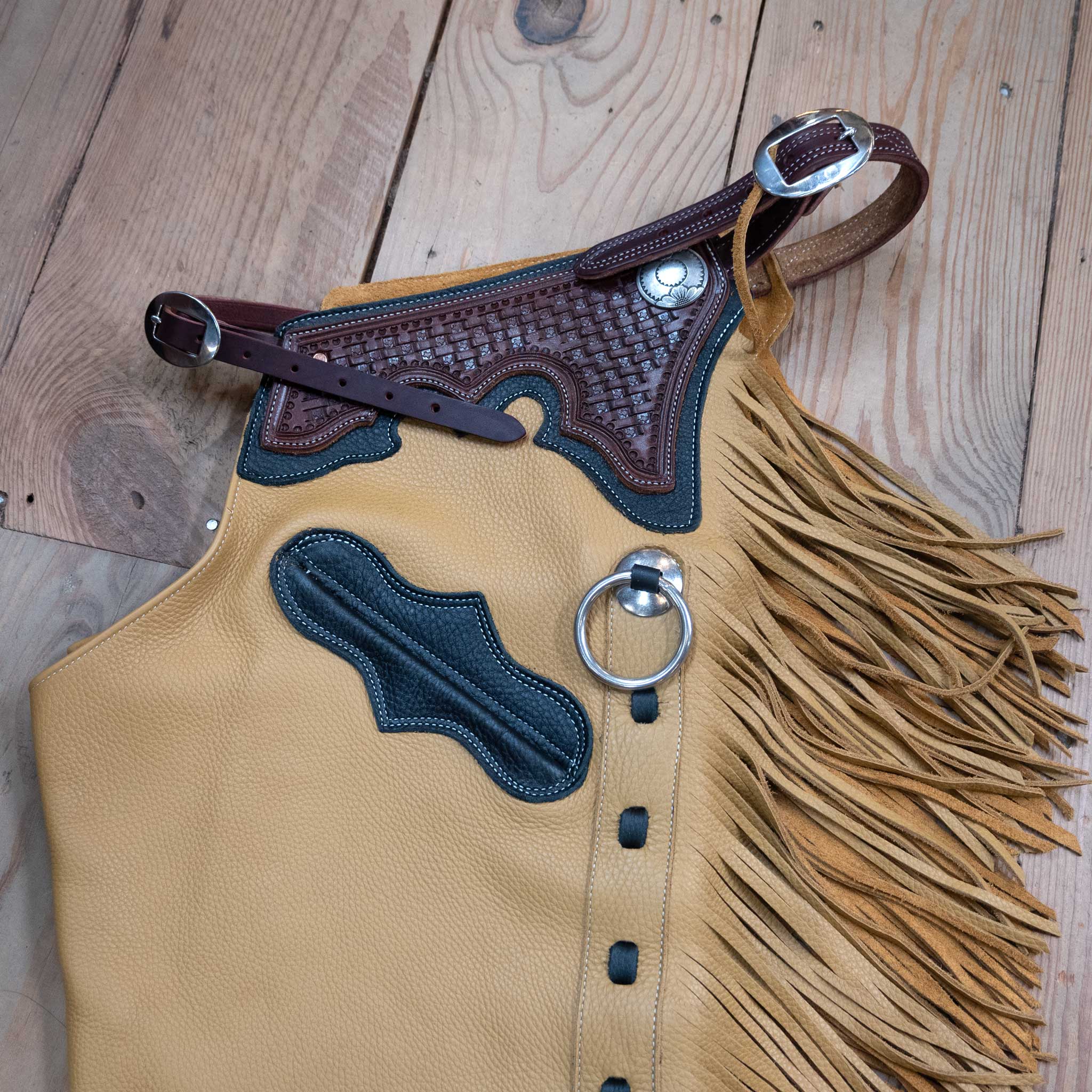 Teskey's Med. Tan Versatility Chaps - Image 2