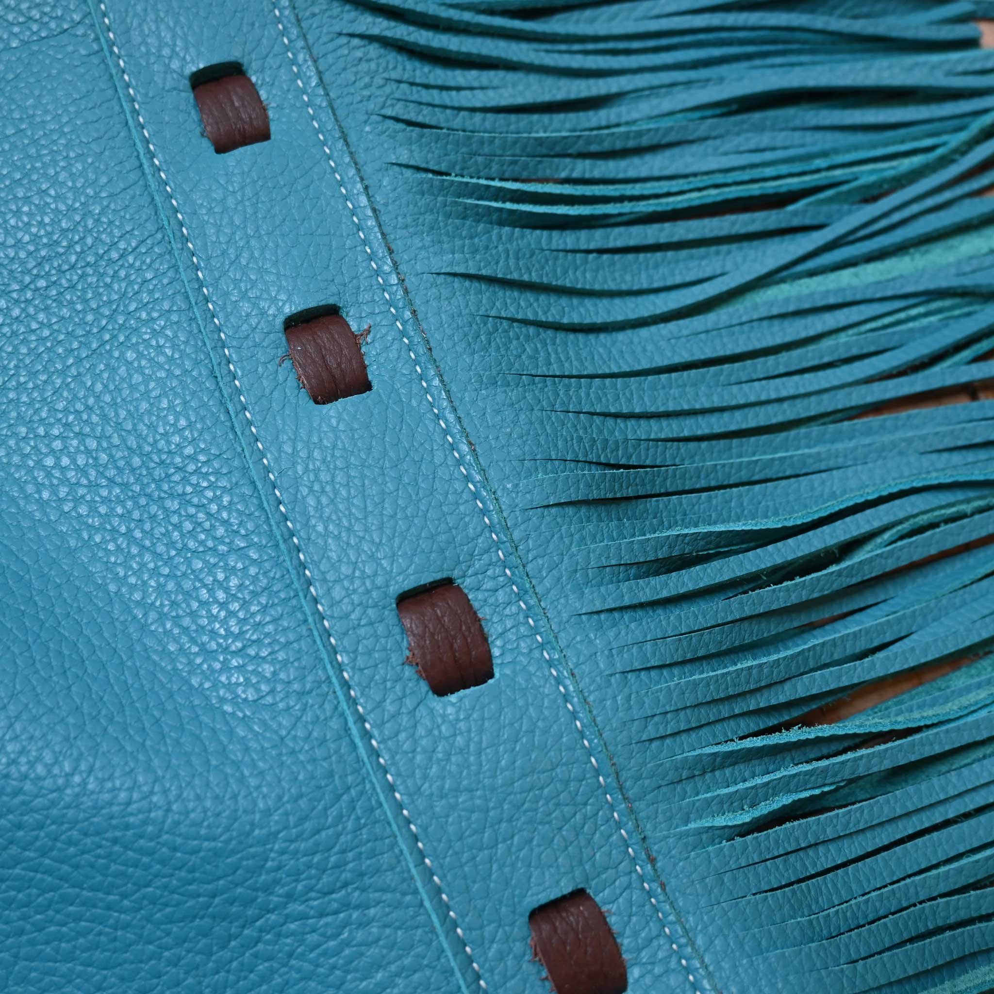 Teskey's Medium Turquoise-Aqua Chaps 2202 - Image 4