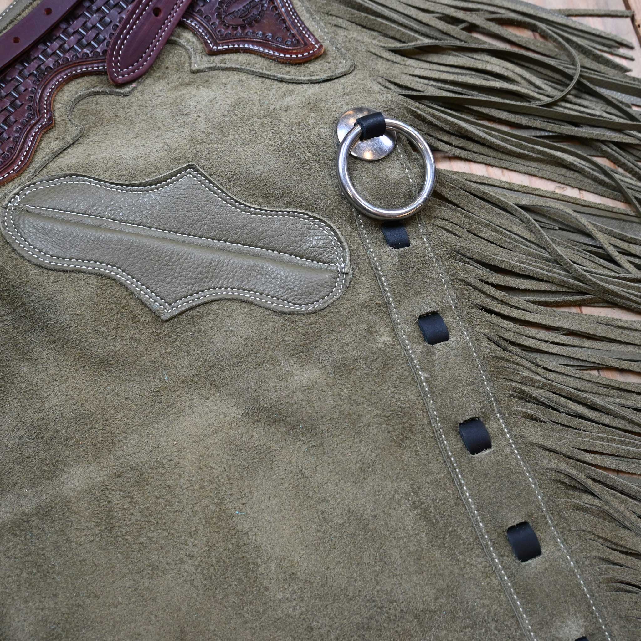 Teskey's Medium Roughout Shotgun Chaps 2203 - Image 2