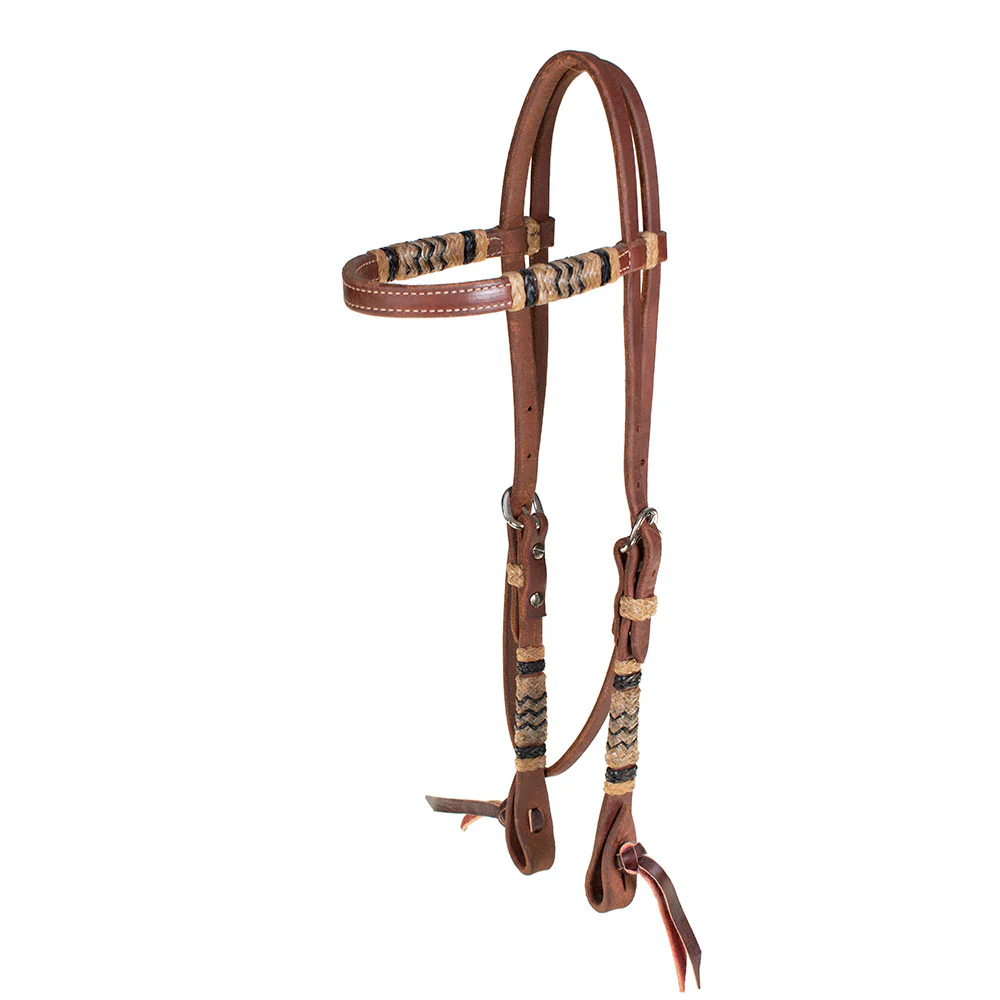 Teskey's Browband Headstall w/Rawhide Accents - Image 4