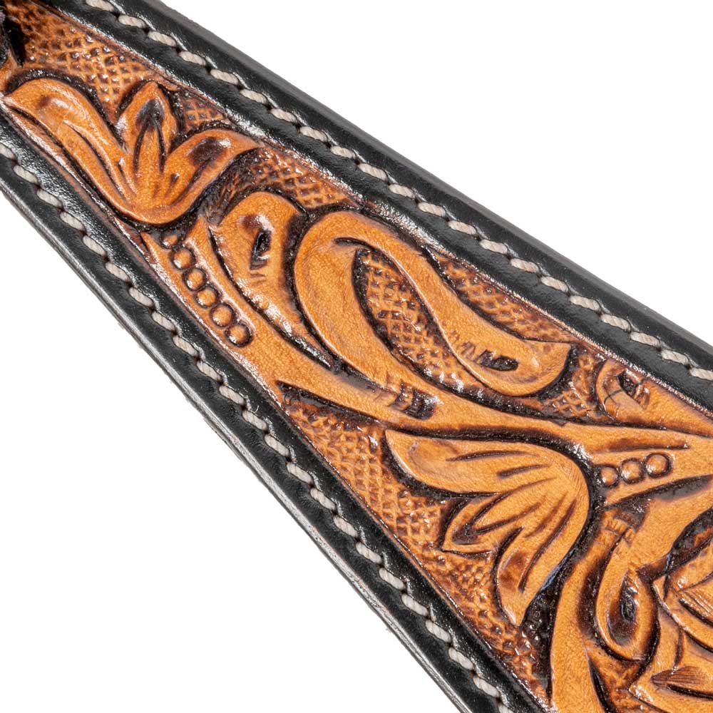 Teskey's One Ear Headstall w/Floral Tooling - Image 2