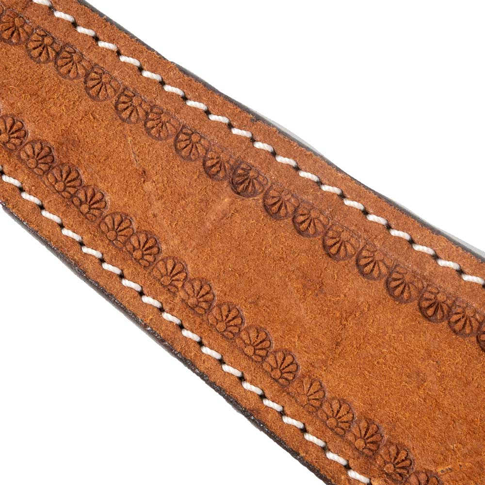 Teskey's One Ear Roughout Headstall w/Floral Border - Image 2