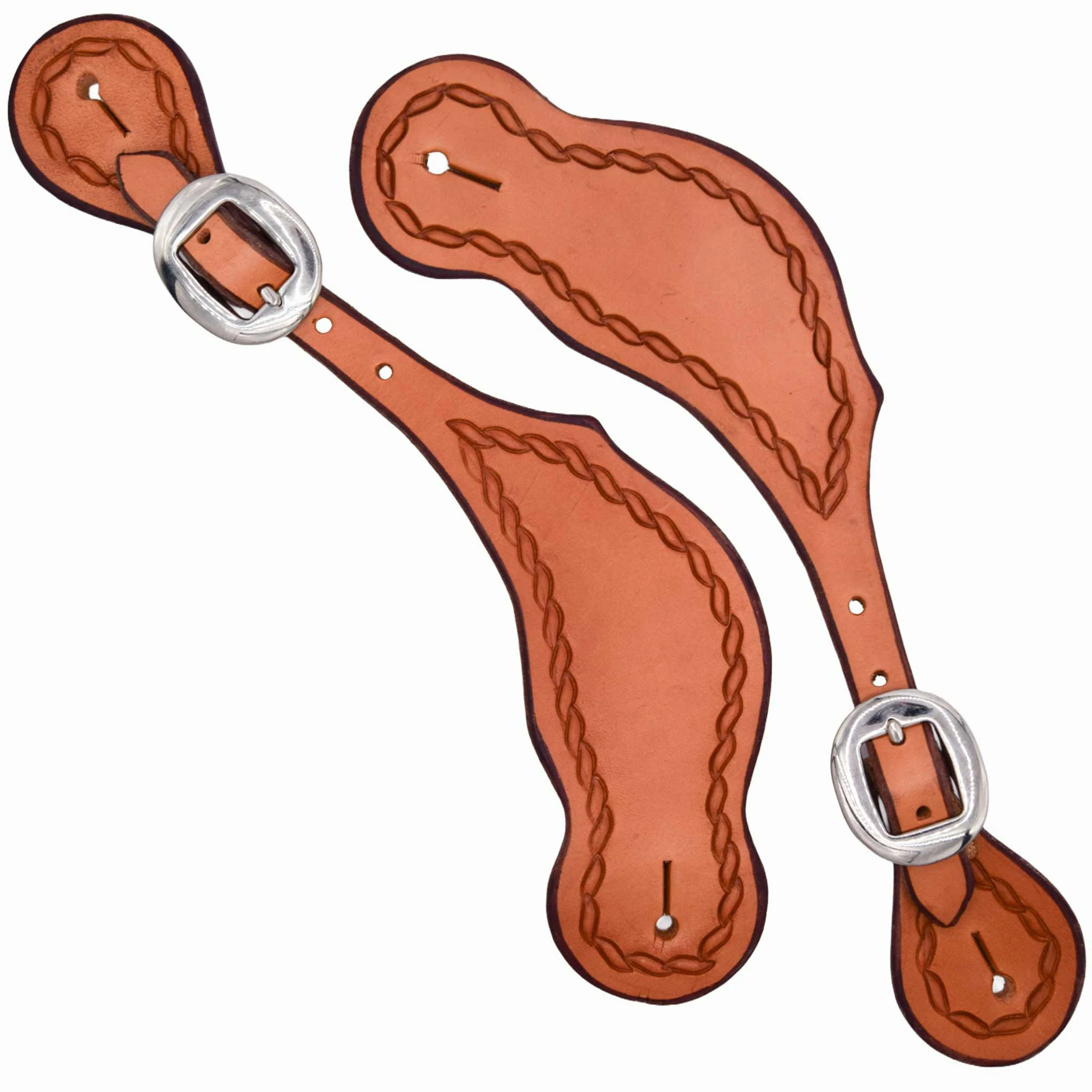 Teskey's Rope Border Spur Straps - Image 2