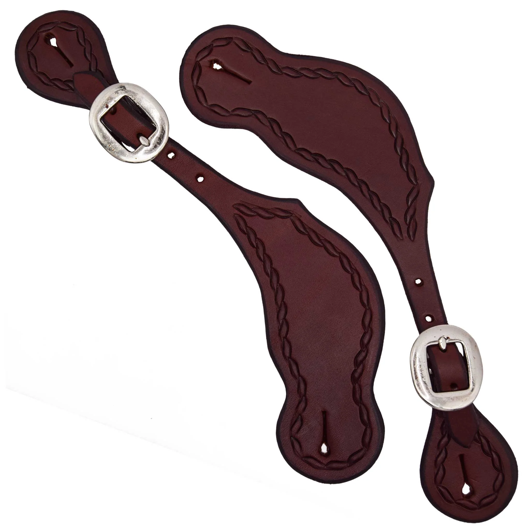 Teskey's Rope Border Spur Straps - Image 4
