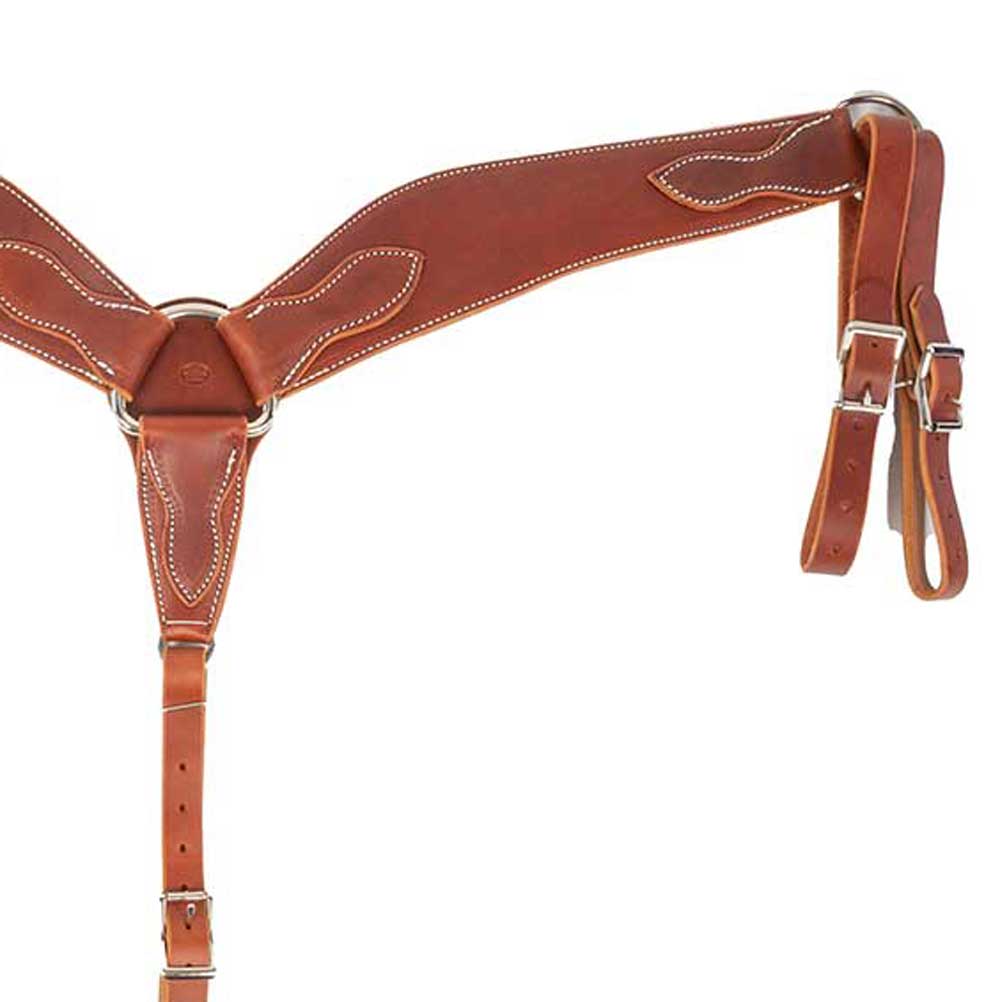 Teskey's Contoured Chestnut Breast Collar
