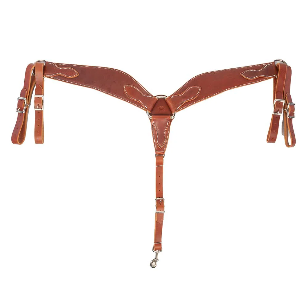 Teskey's Contoured Chestnut Breast Collar - Image 2
