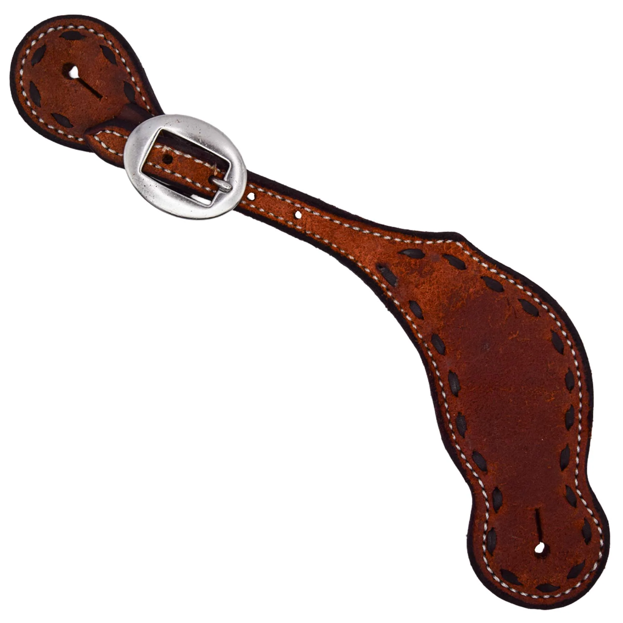 Teskey's Men's Roughout Spur Straps w/Buckstitch - Image 2