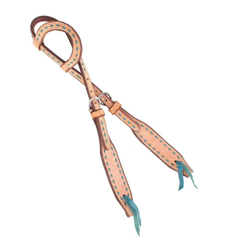 Teskey's Roughout One Ear Headstall w/Colored Buckstitch