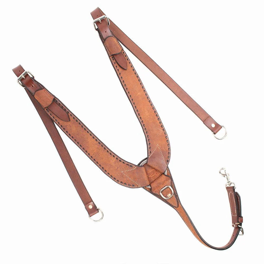 Teskey's 3" Roughout Pulling Collar w/Buckstitch - Image 2