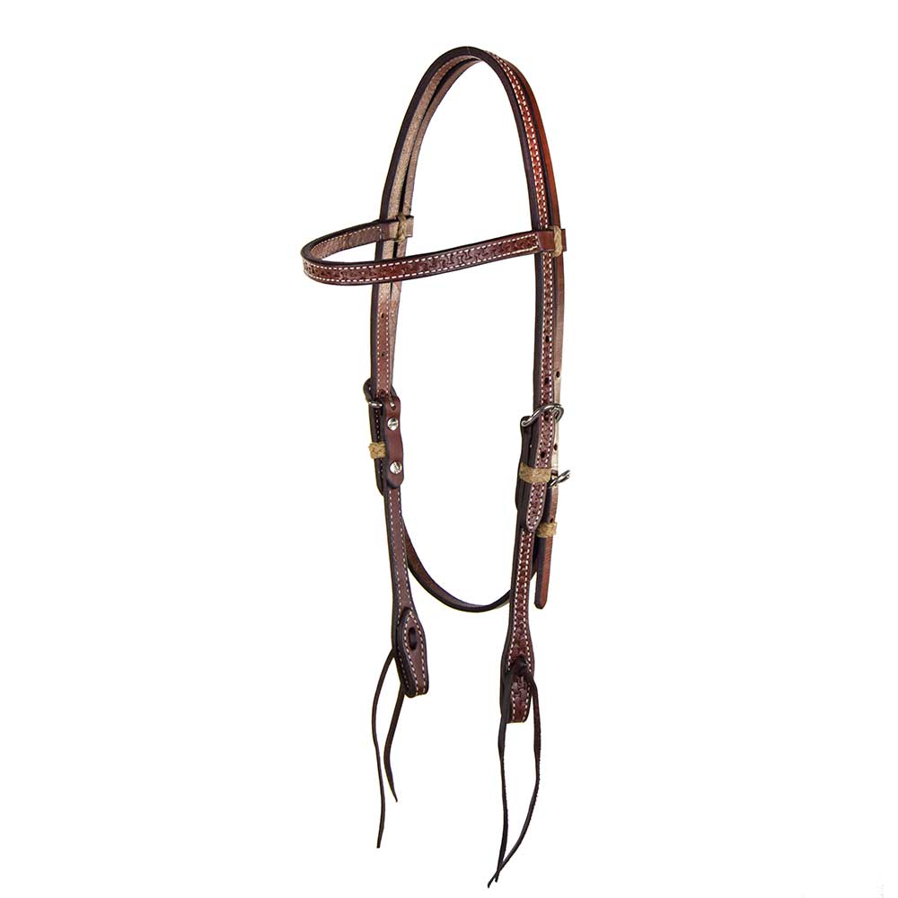 Teskey's Running W Browband Headstall - Image 2