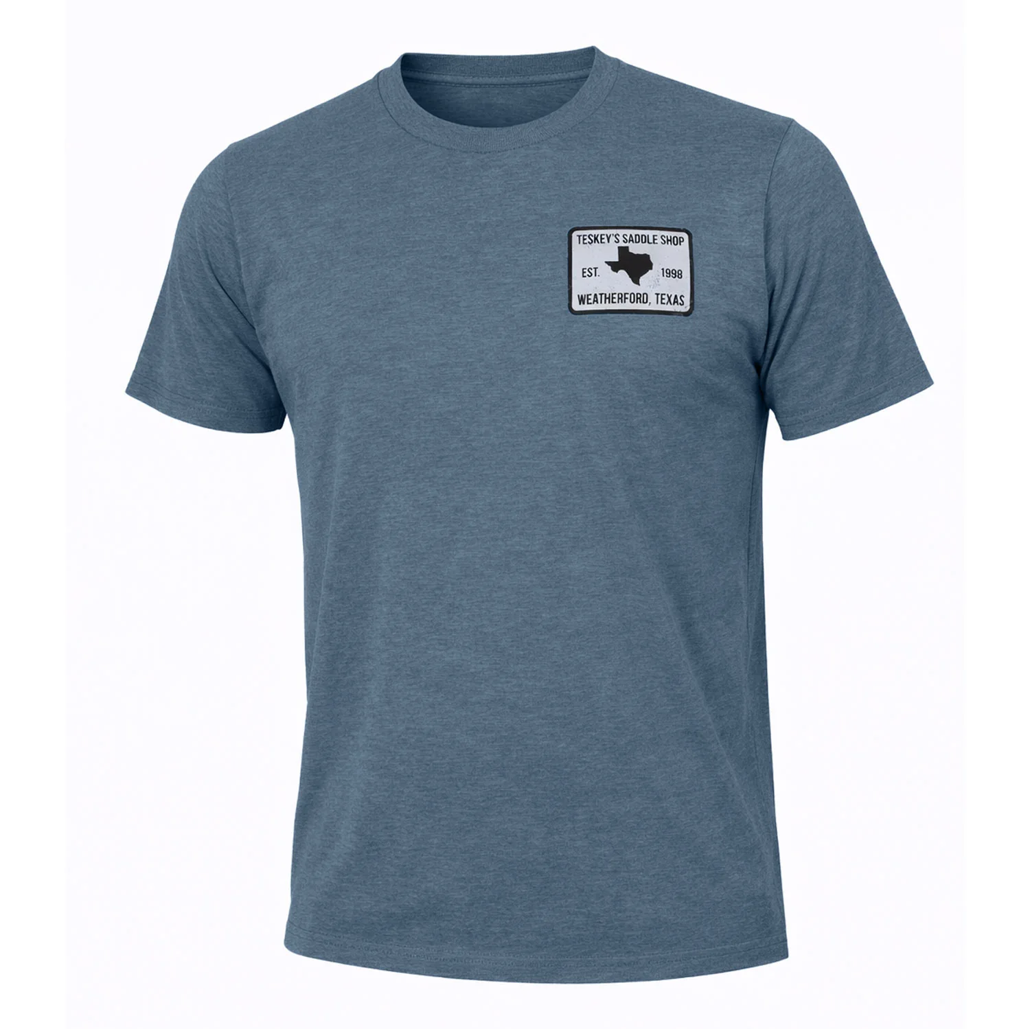 Teskey's Saddle Shop Tee - Glacier - Image 2