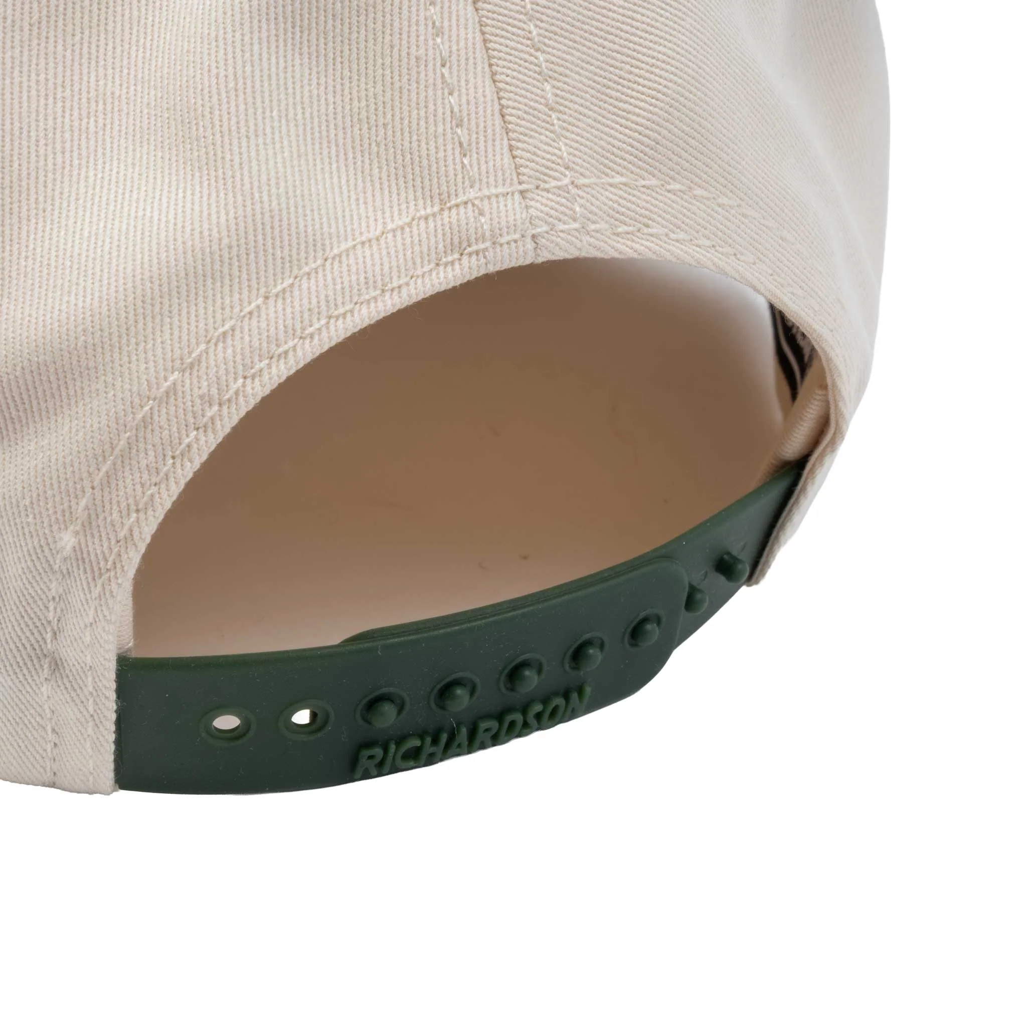 Teskey's Saddlery Green Chain Logo Cap - Cream/Dark Green - Image 3