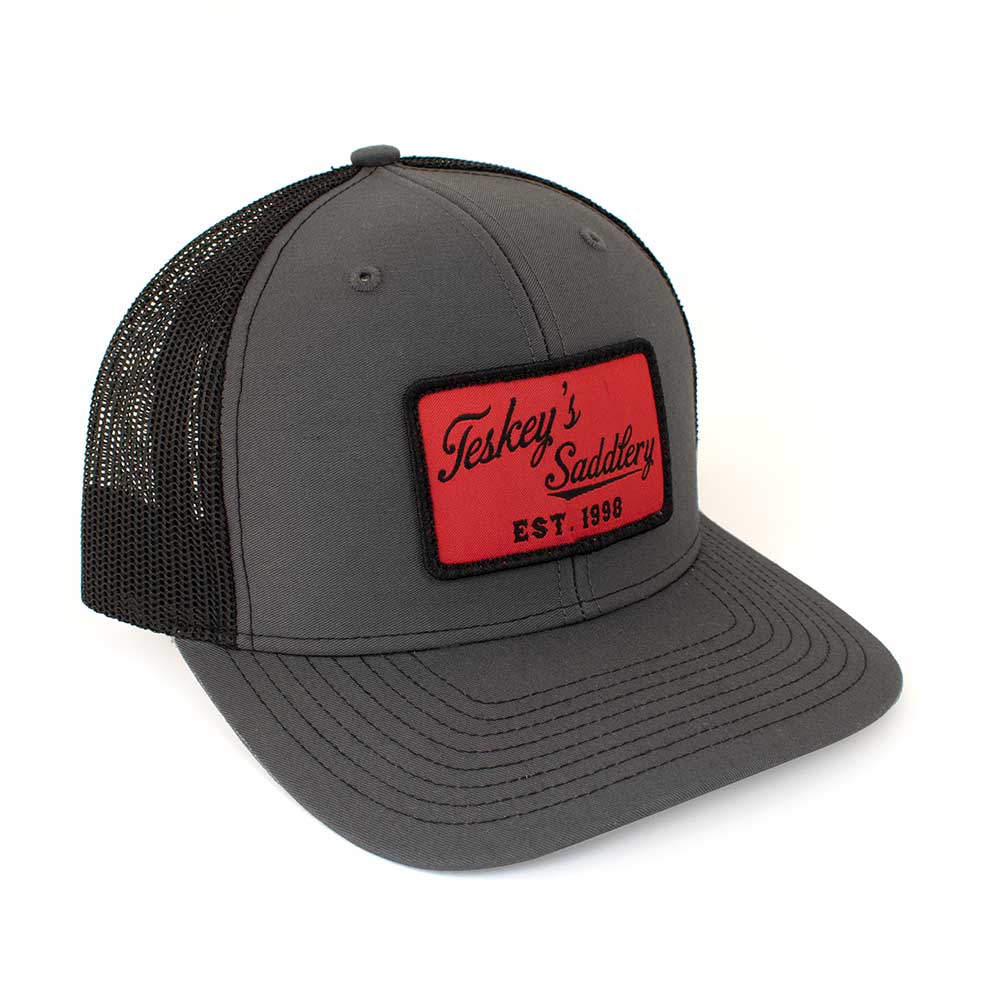 Teskey's Saddlery Patch Cap - Charcoal/Black - Image 2
