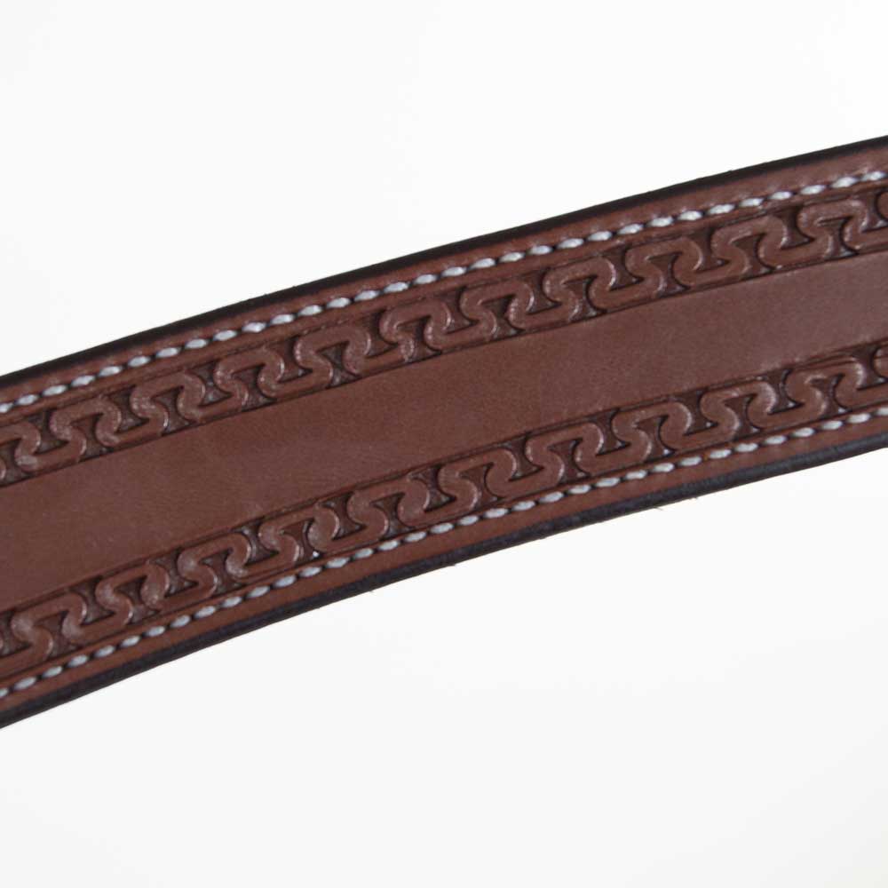 Teskey's 1-3/4" Slickout Breast Collar w/Running W Border - Image 3