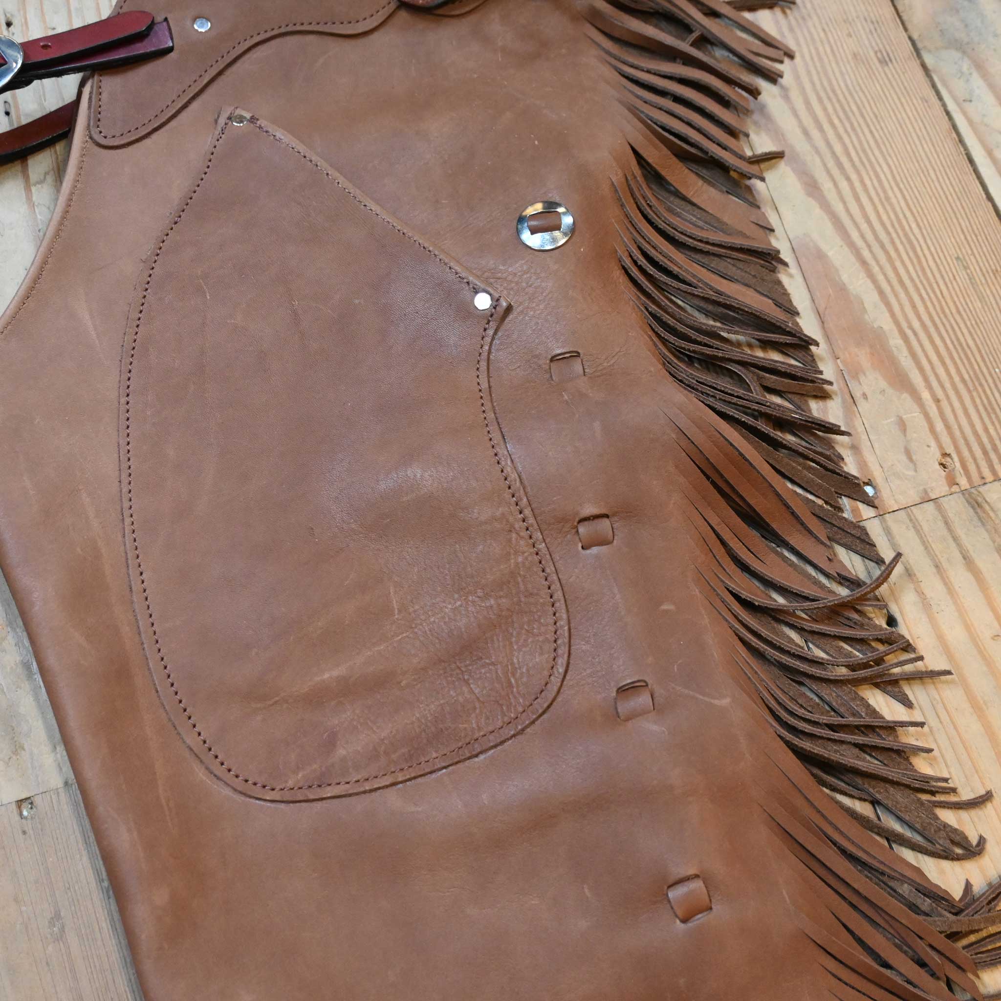 Teskey's Small Brown Shotgun Chaps 2179 - Image 3