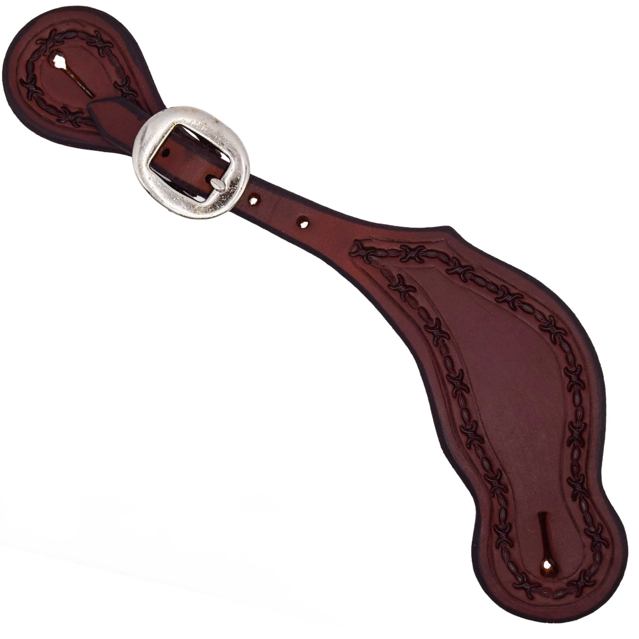 Teskey's Barbedwire Border Cowboy Spur Straps - Image 2