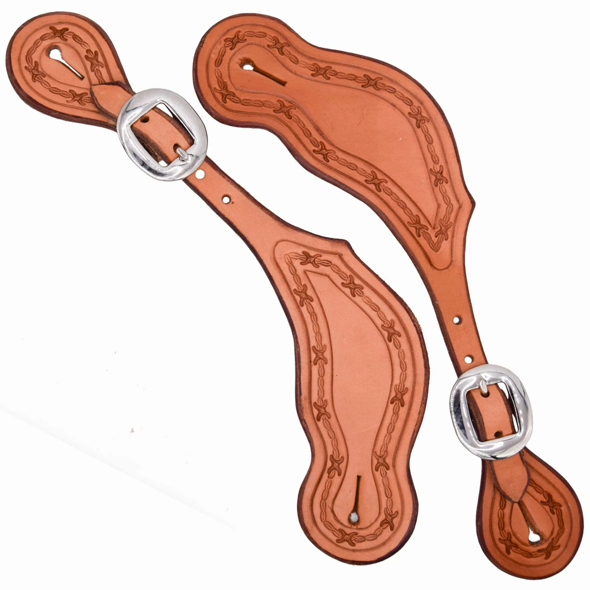 Teskey's Barbedwire Border Cowboy Spur Straps - Image 4