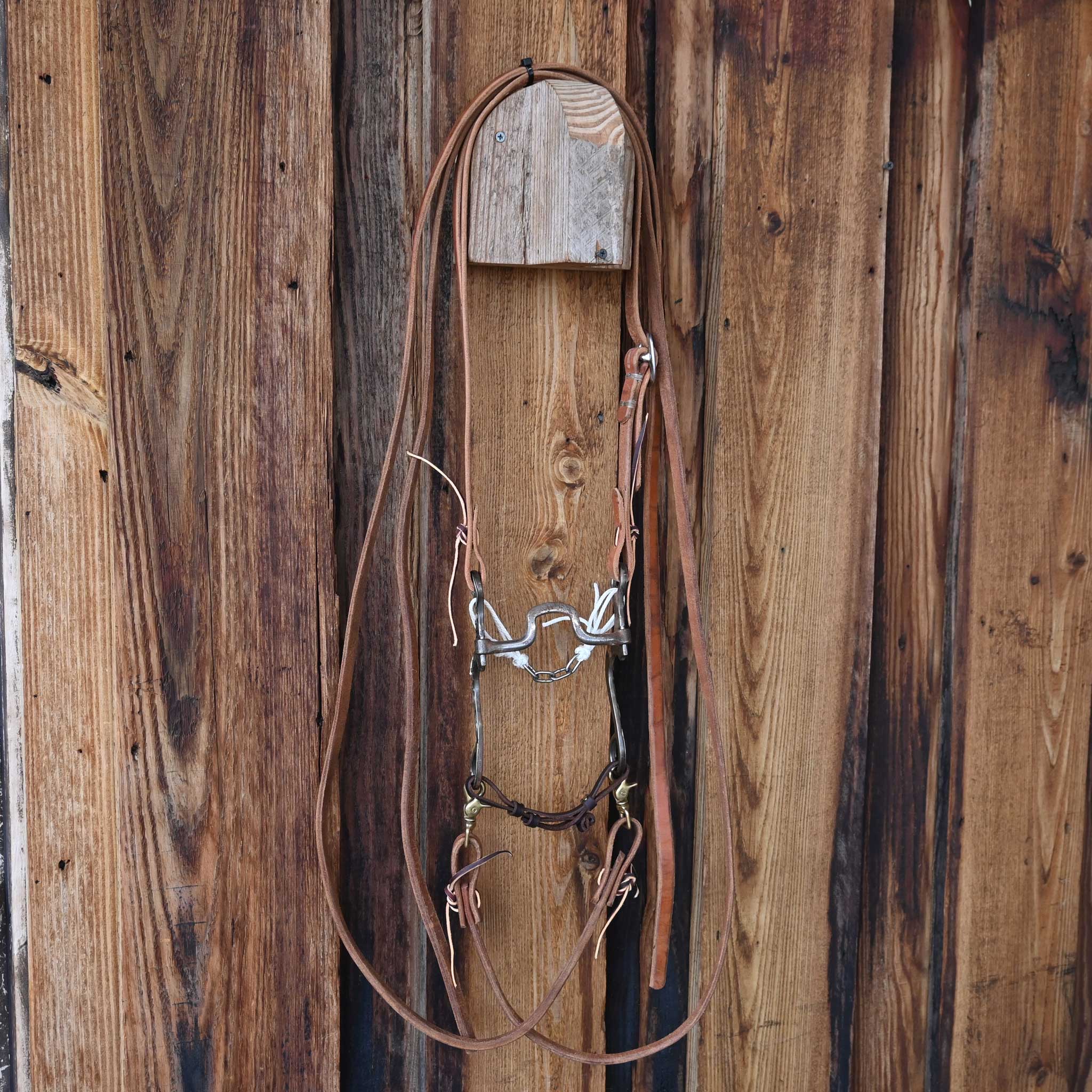 Teskey's Square Port Bridle Rig w/Split Ear Headstall - Image 4