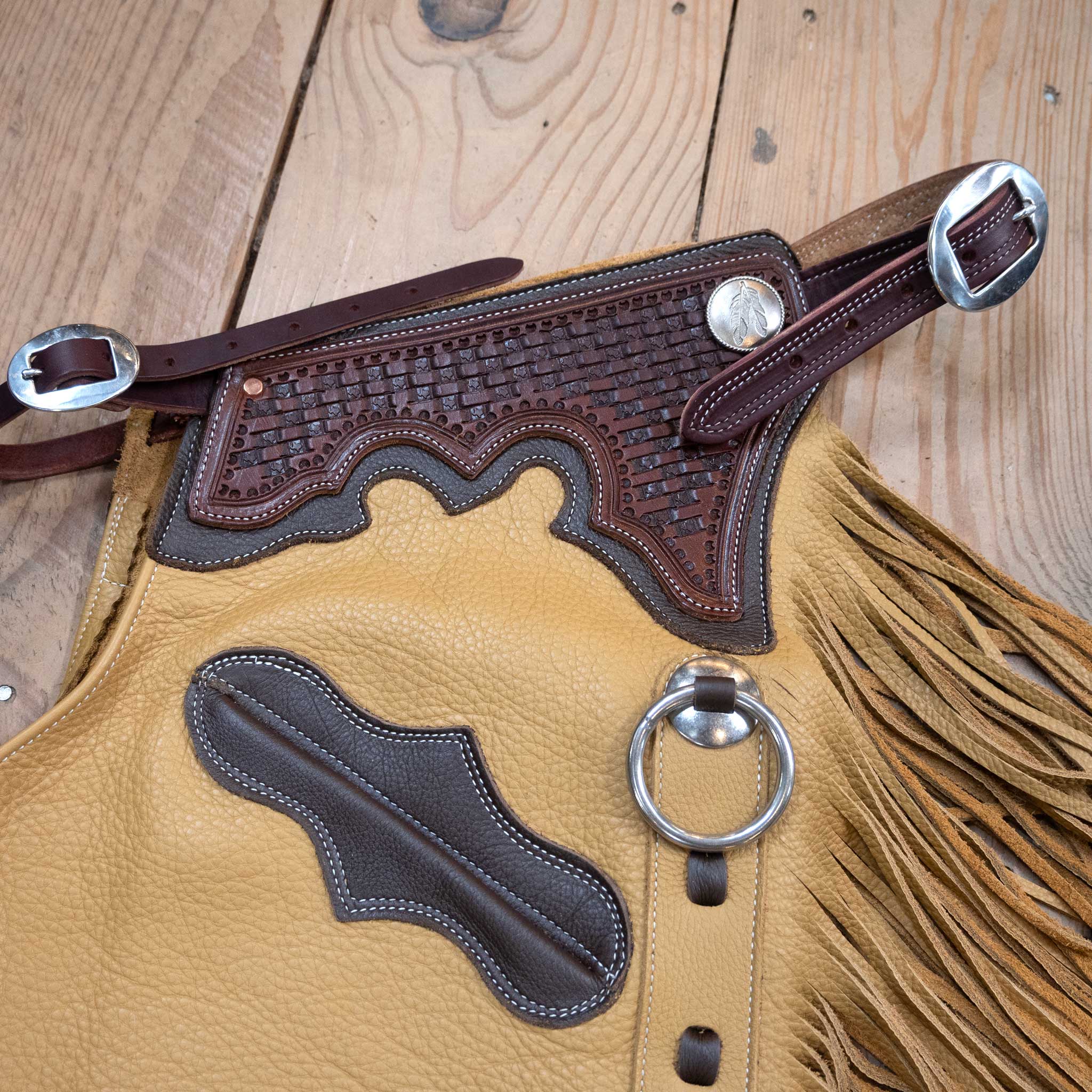 Teskey's Large Tan Versatility Chaps - Image 2