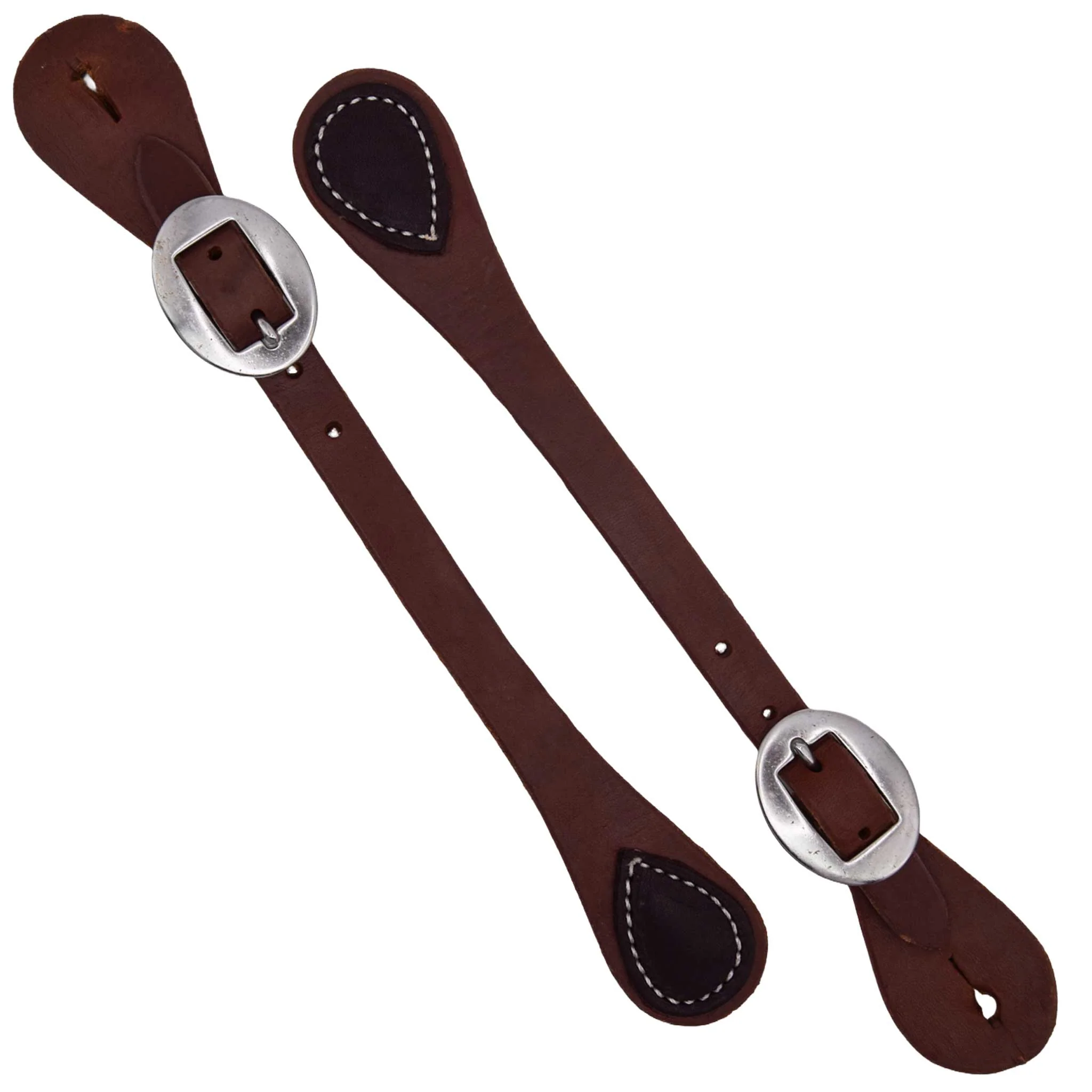 Teskey's Two Tone Straight Spur Straps - Image 3