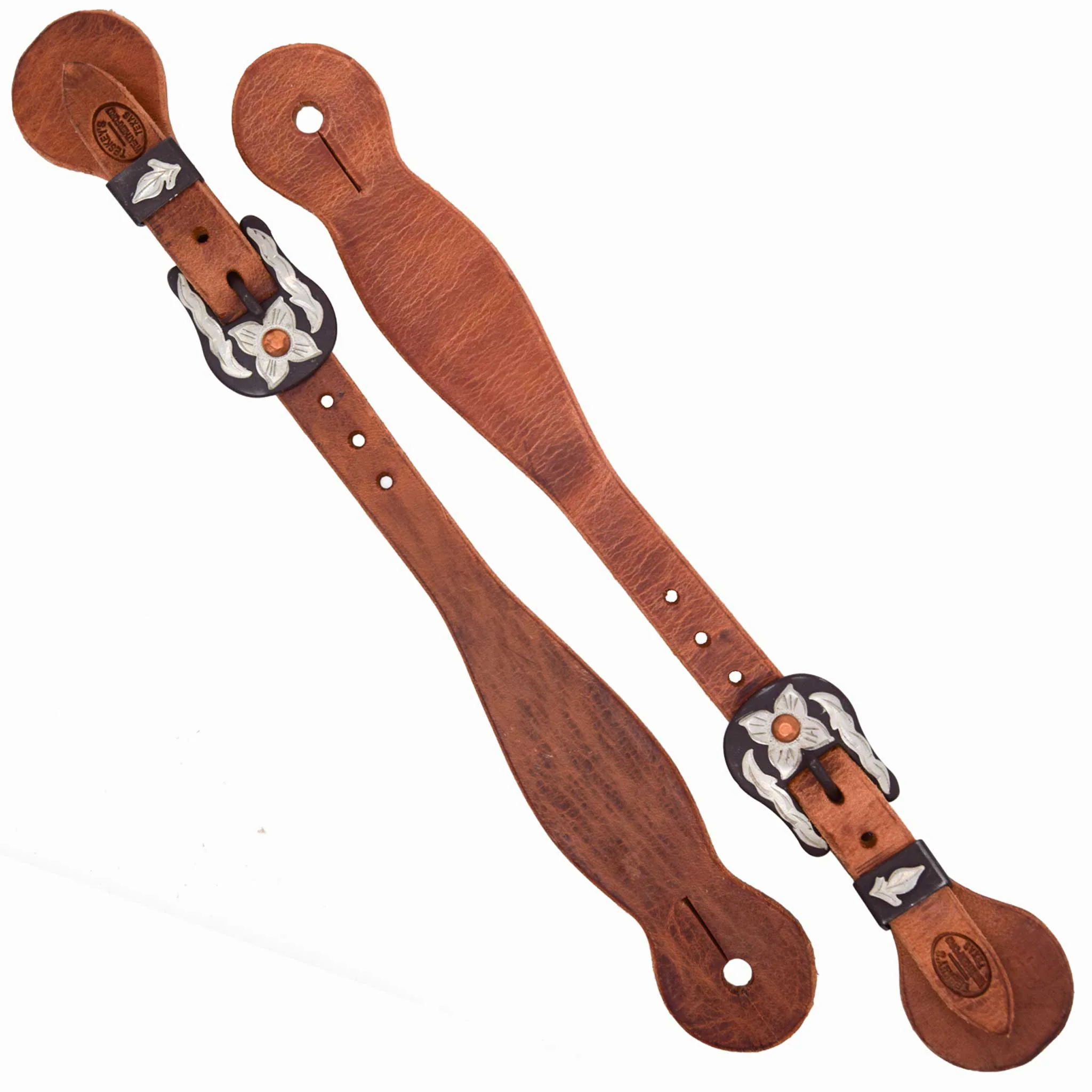 Teskey's Trailblazer Spur Straps w/Floral Buckle - Image 3