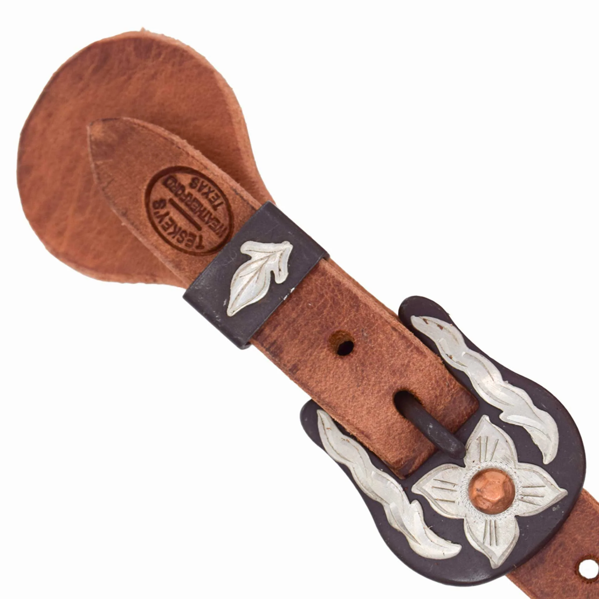 Teskey's Trailblazer Spur Straps w/Floral Buckle - Image 5
