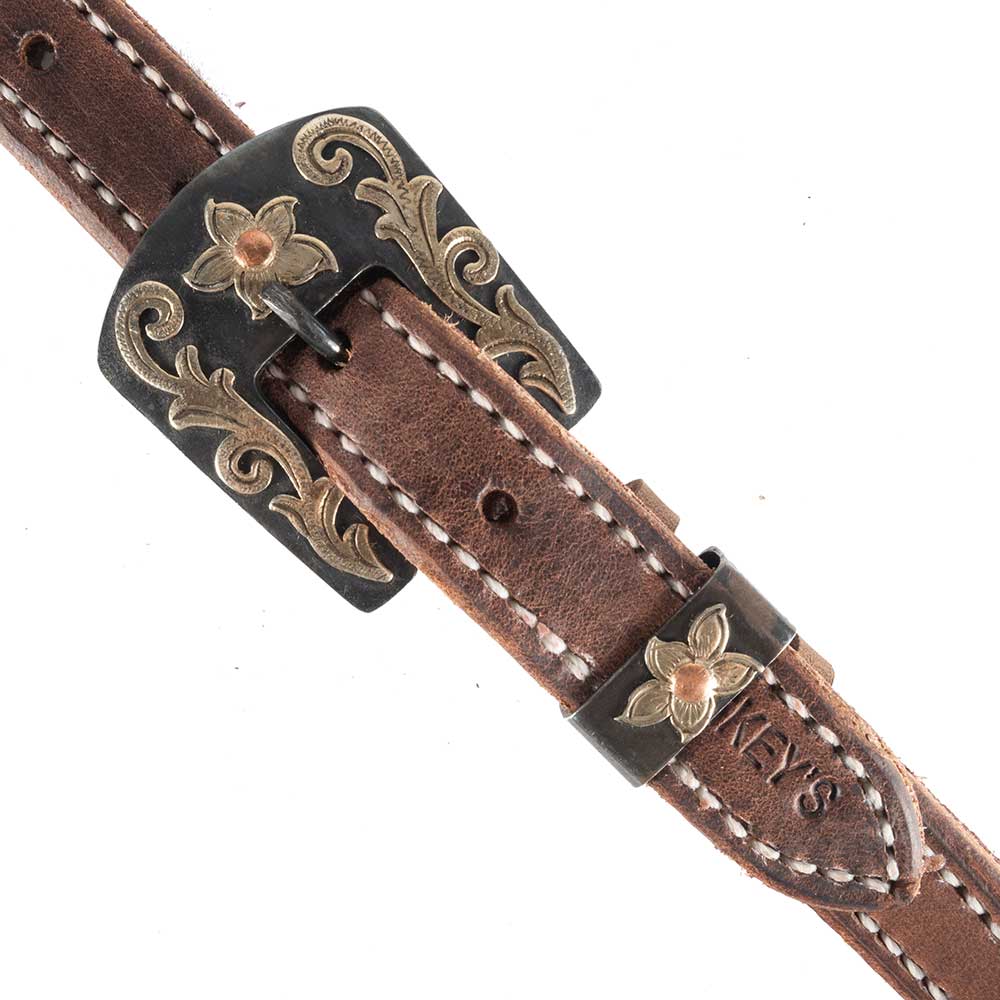 Teskey's Two Tone Slit Ear Headstall - Image 15