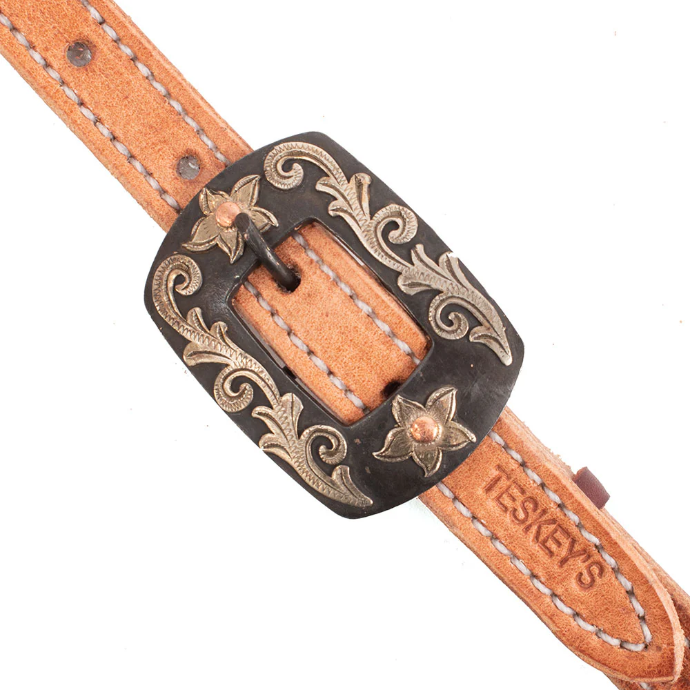 Teskey's Two Tone Slit Ear Headstall - Image 4