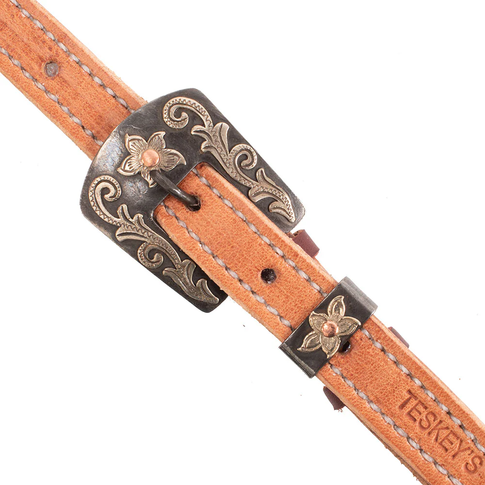 Teskey's Two Tone Slit Ear Headstall - Image 5